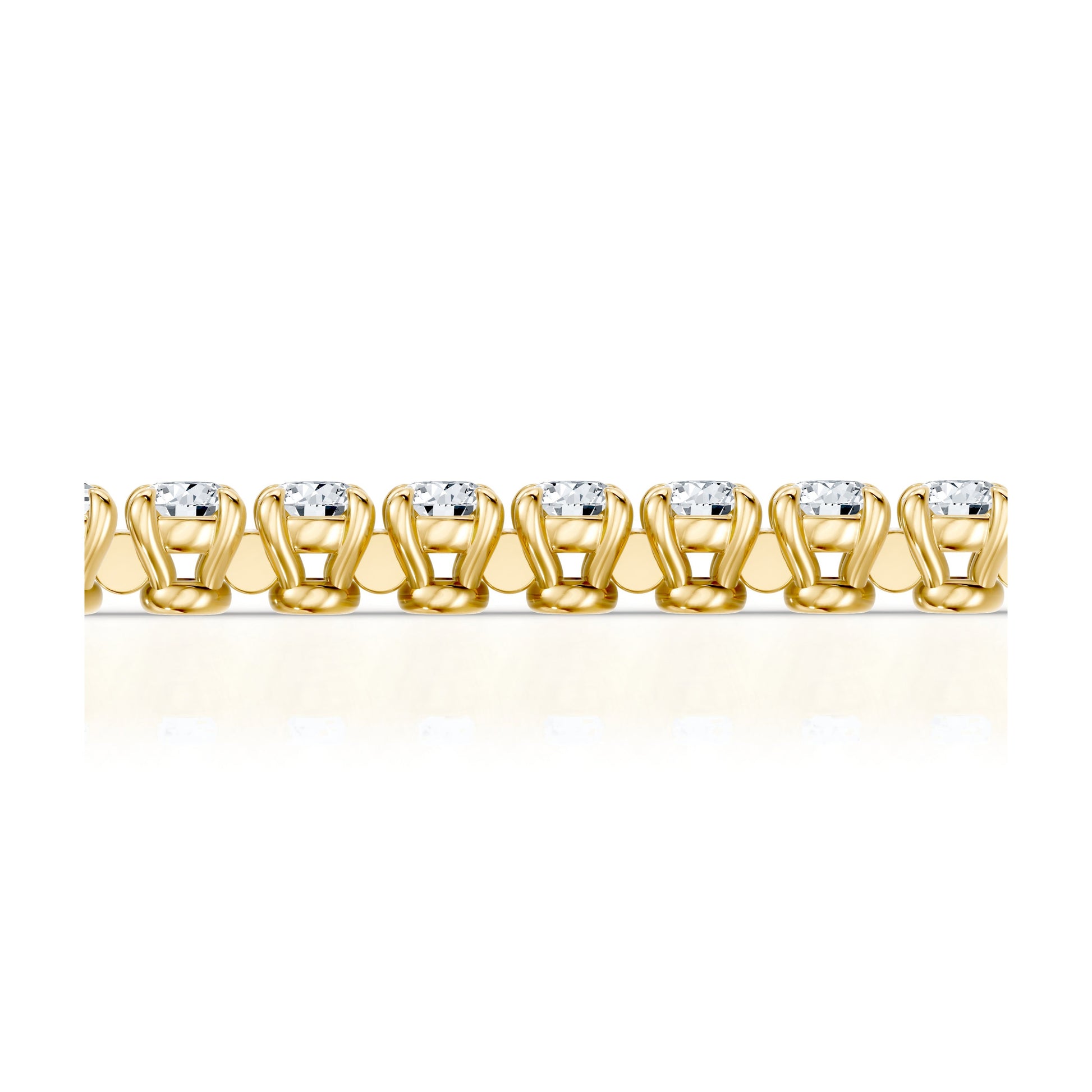 Olivia Round Brilliant Lab Diamond Tennis Bracelet - view 7