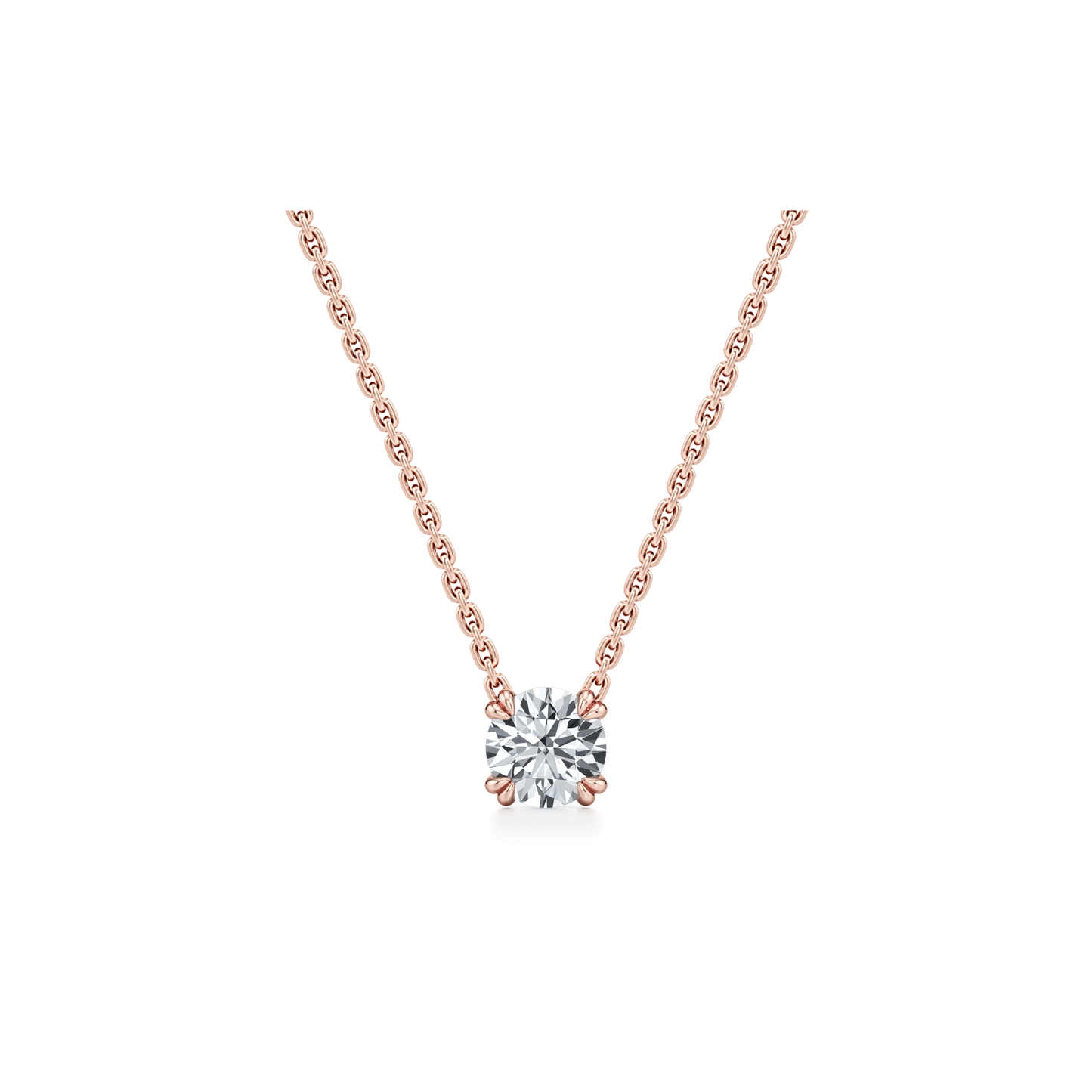 Elle Round Brilliant Pendant - view 7