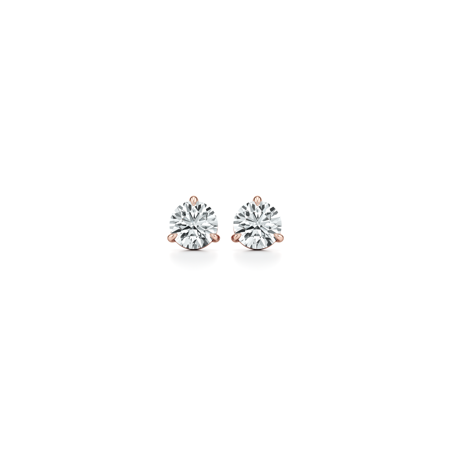 Chelsea Essential Lab Diamond Round Brilliant Martini Studs - view 7