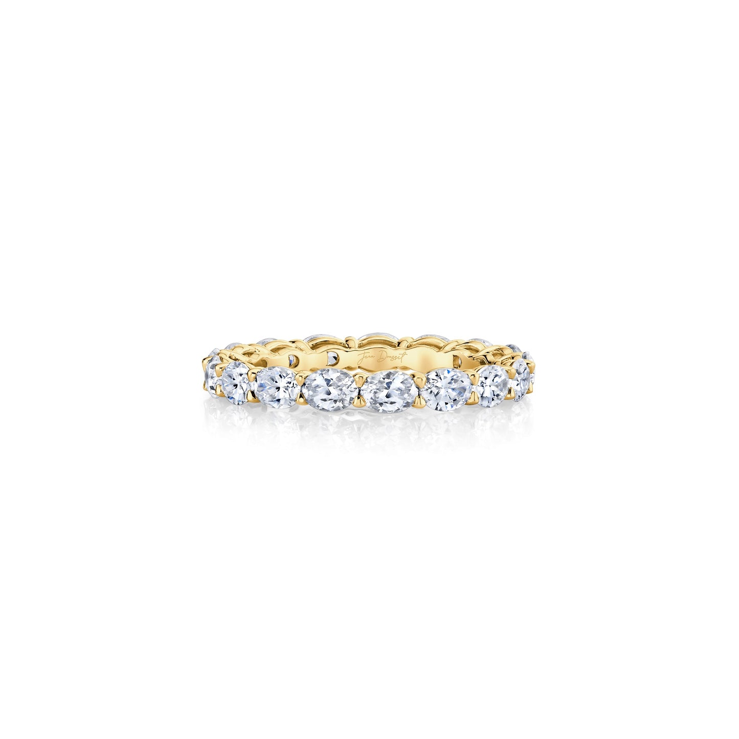 Olivia East-West Oval Lab Diamond Eternity Band - view 7