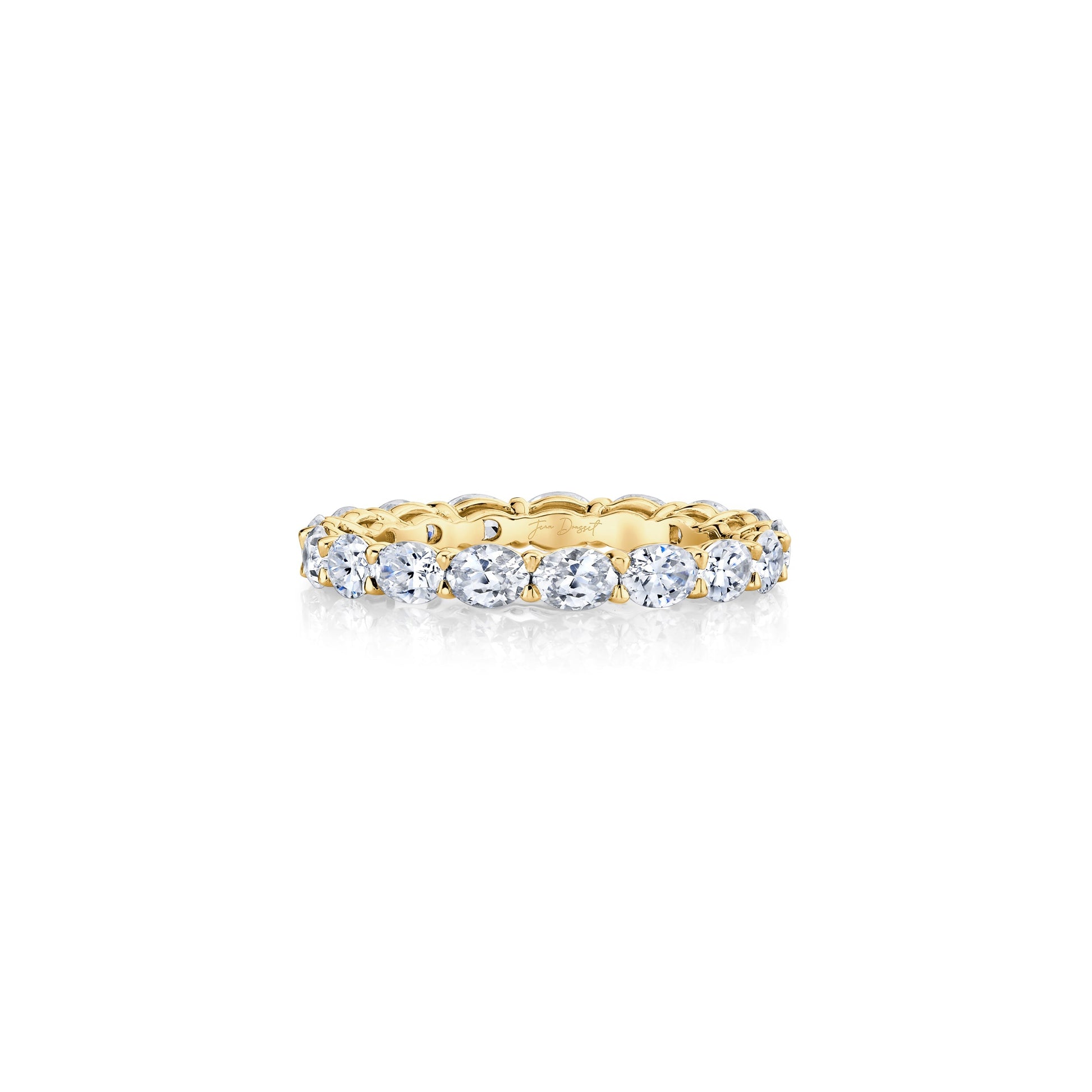 Olivia East-West Oval Lab Diamond Eternity Band - view 7
