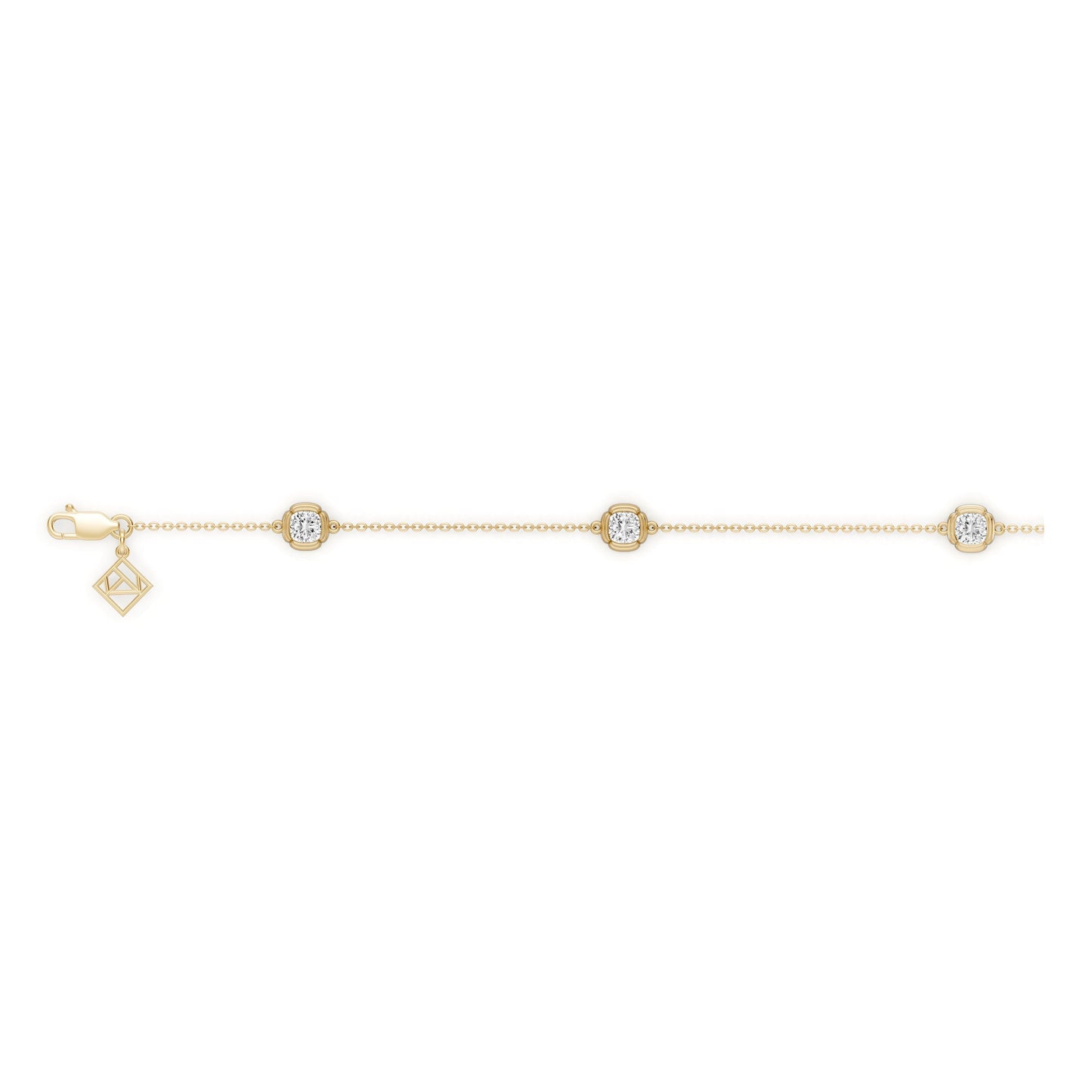 Doree By The Yard Cushion Lab Diamond Bracelet - view 7