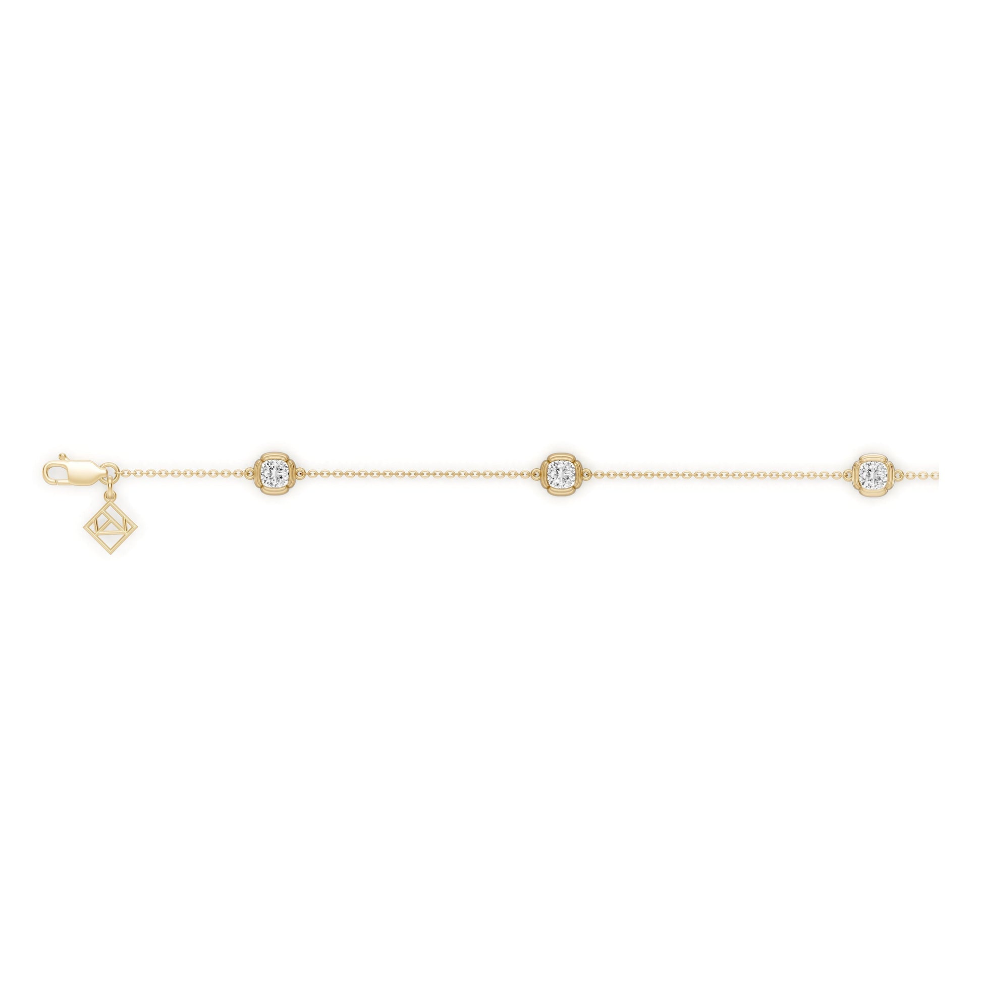 Doree By The Yard Cushion Lab Diamond Bracelet - view 7