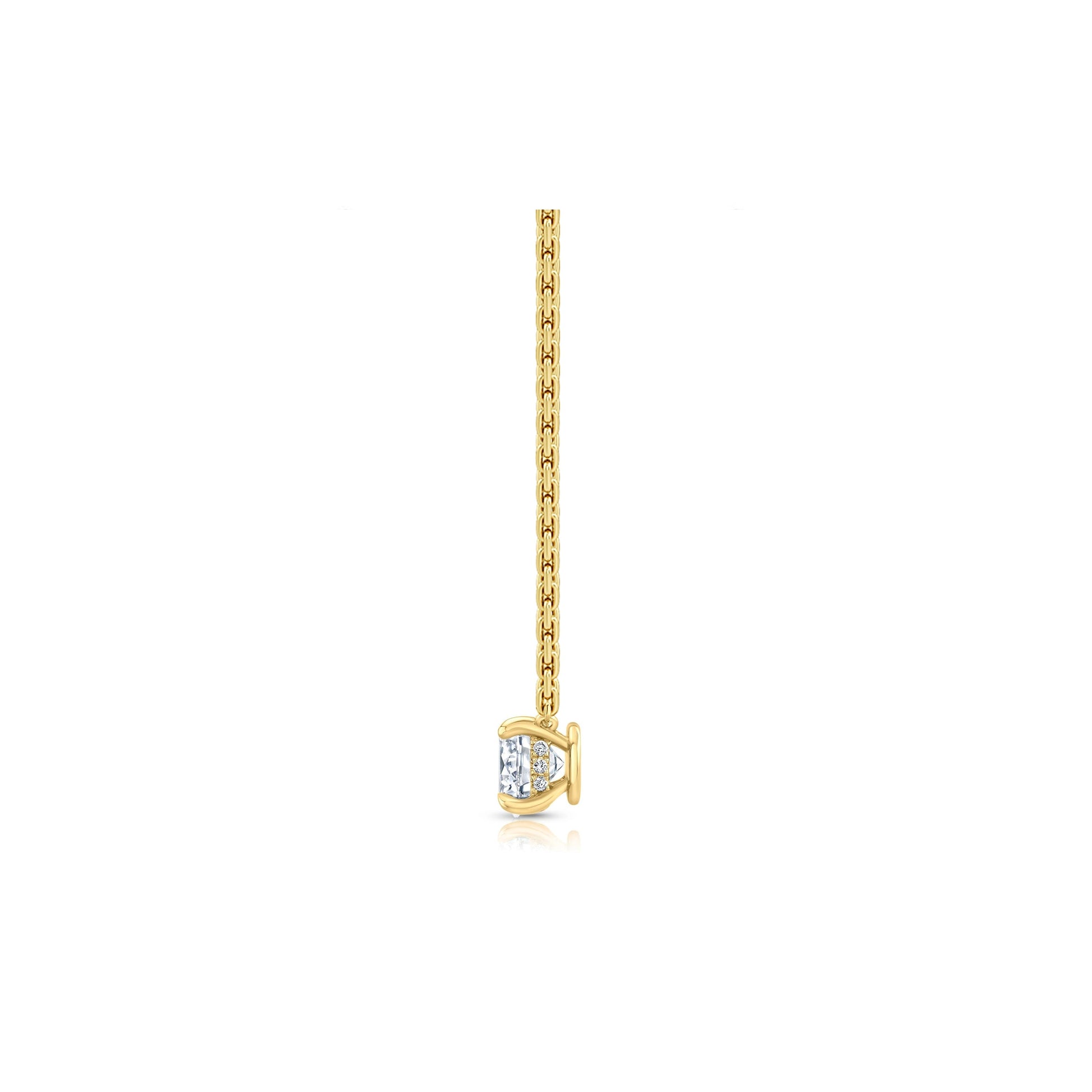 Chelsea Lab Diamond Round Brilliant Pendant - view 7