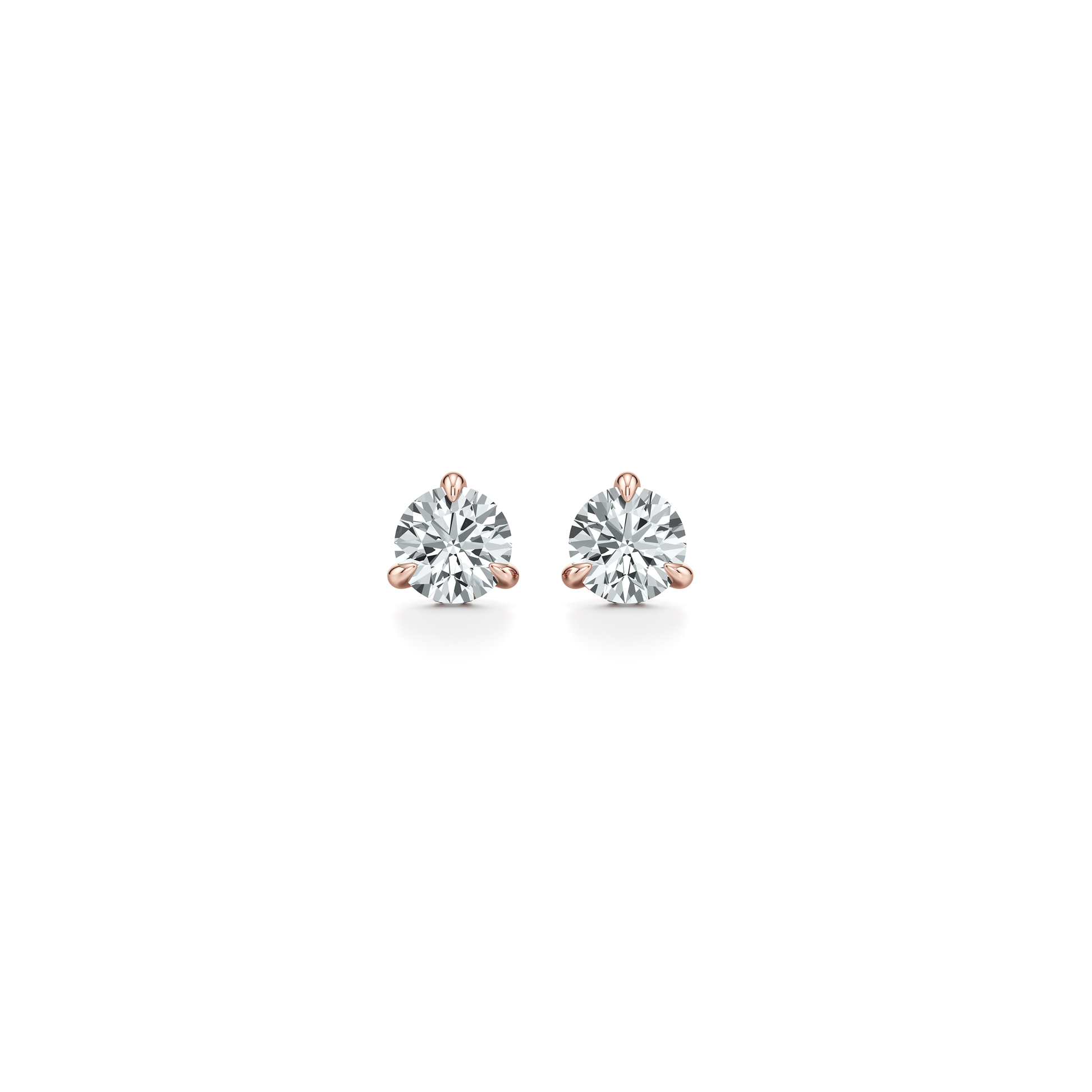 Chelsea Lab Diamond Round Brilliant Martini Studs - view 7