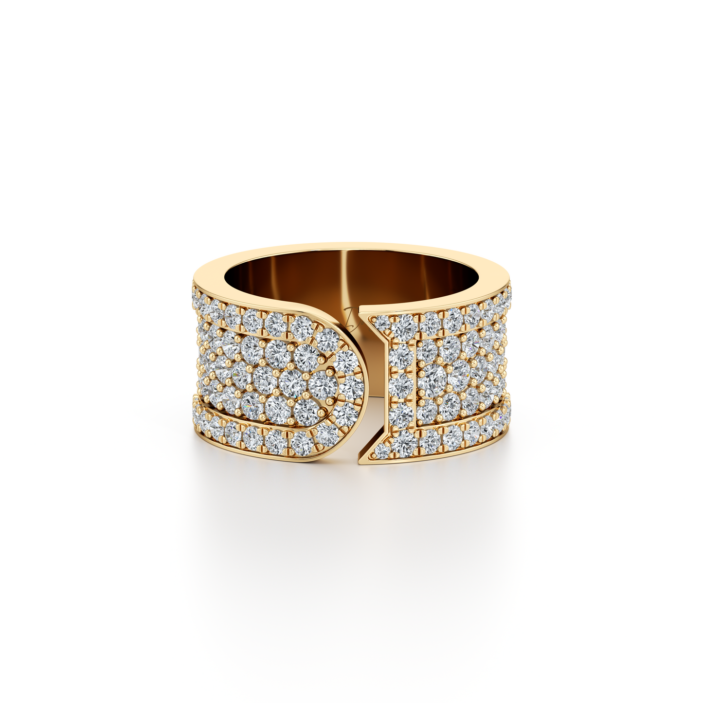 Saviera Pave Wrap Ring - view 7