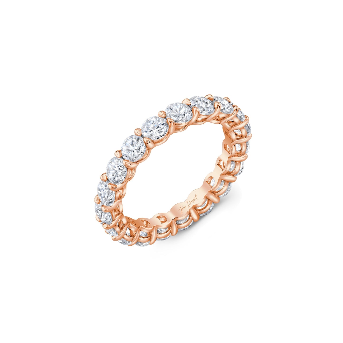 Olivia Round Brilliant Lab Diamond Eternity Band - view 7