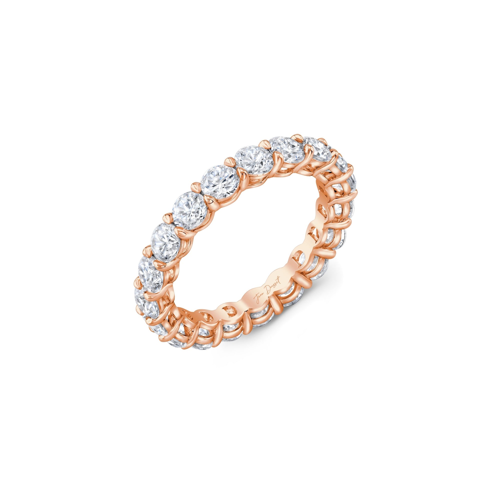 Olivia Round Brilliant Lab Diamond Eternity Band - view 7