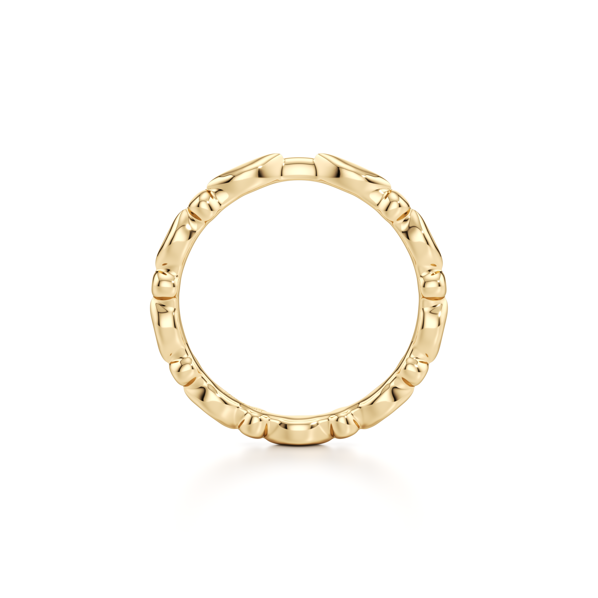 Vivienne High Polish Wedding Band - view 8