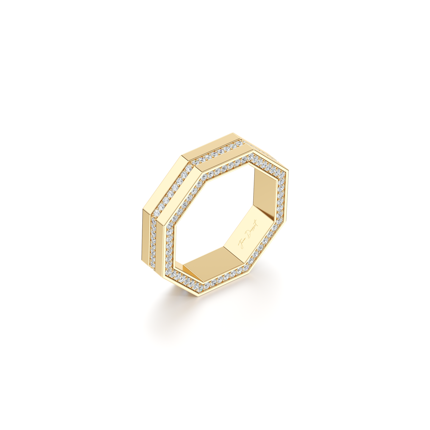 Hayden Pave Channel Octagon Band - view 8
