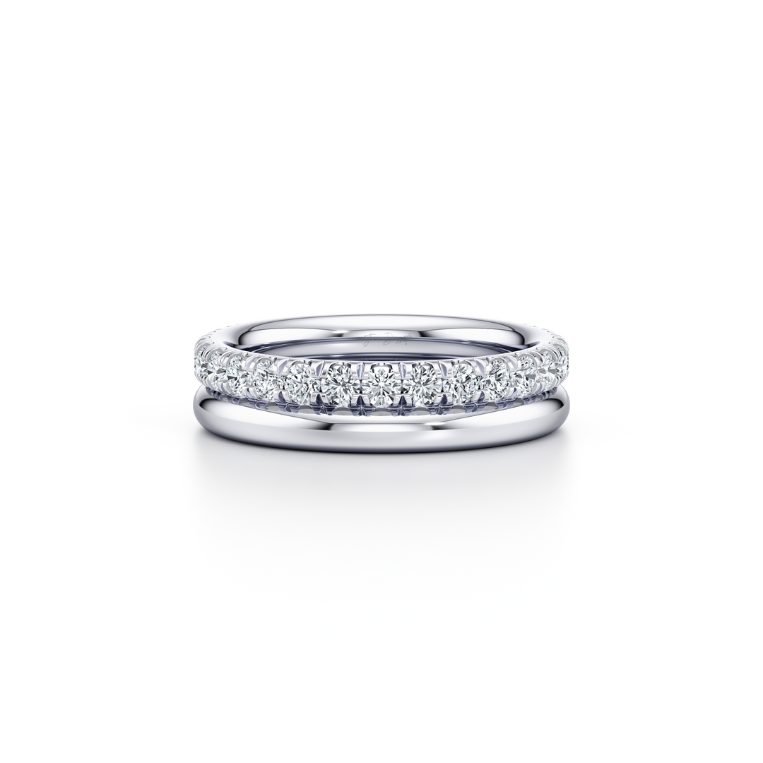Elle 6MM Dual Lab Diamond Band - view 8