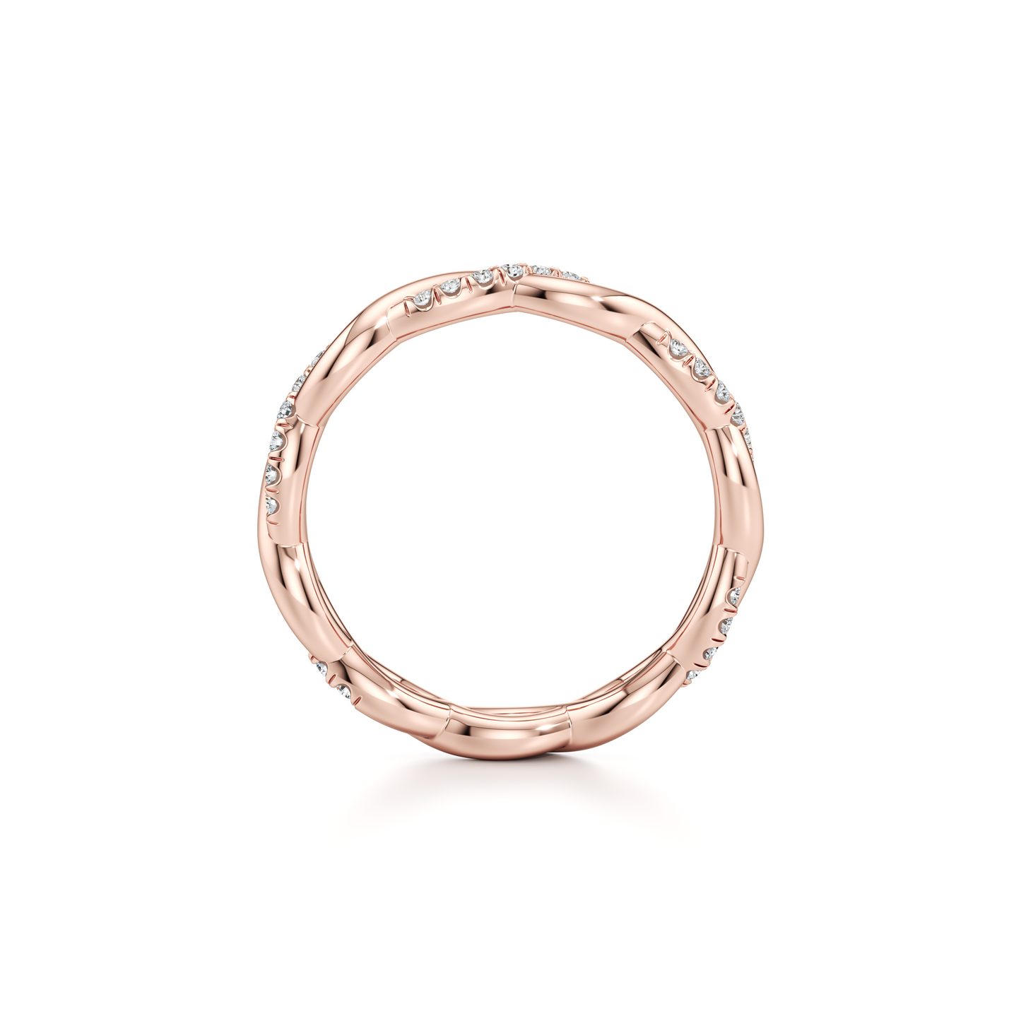 Ivy Lab Diamond Wedding Band - view 8