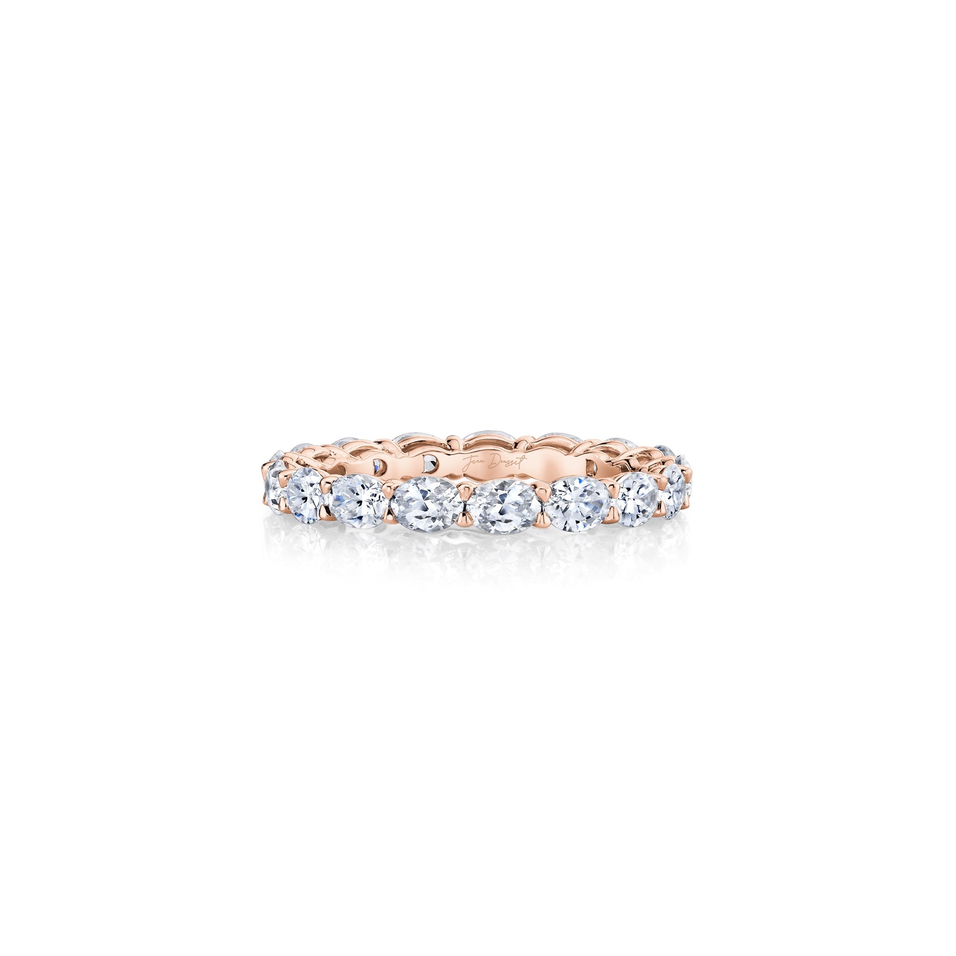 Olivia East-West Oval Lab Diamond Eternity Band - view 8