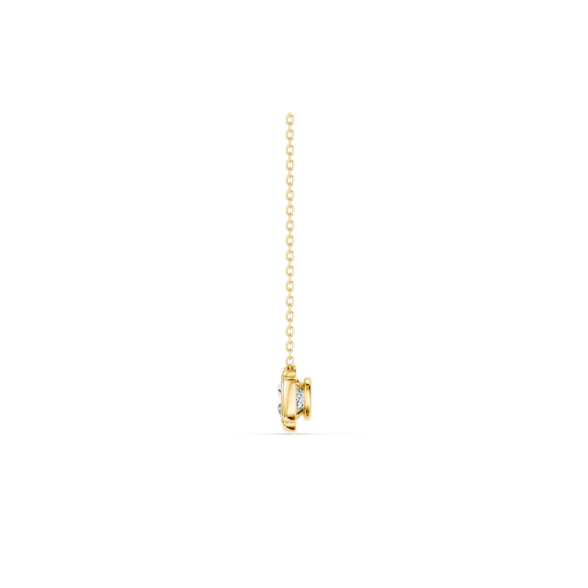 Doree Lab Diamond Cushion Pendant - view 8