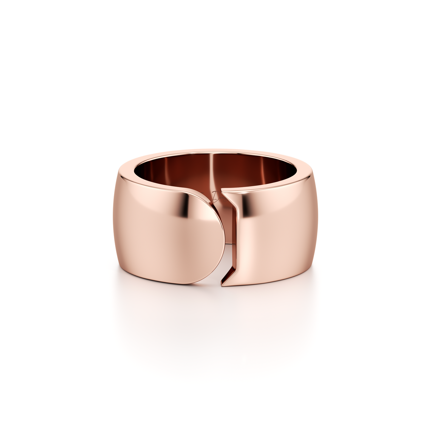 Saviera Quarter Round Wrap Ring - One Row Pave - view 8