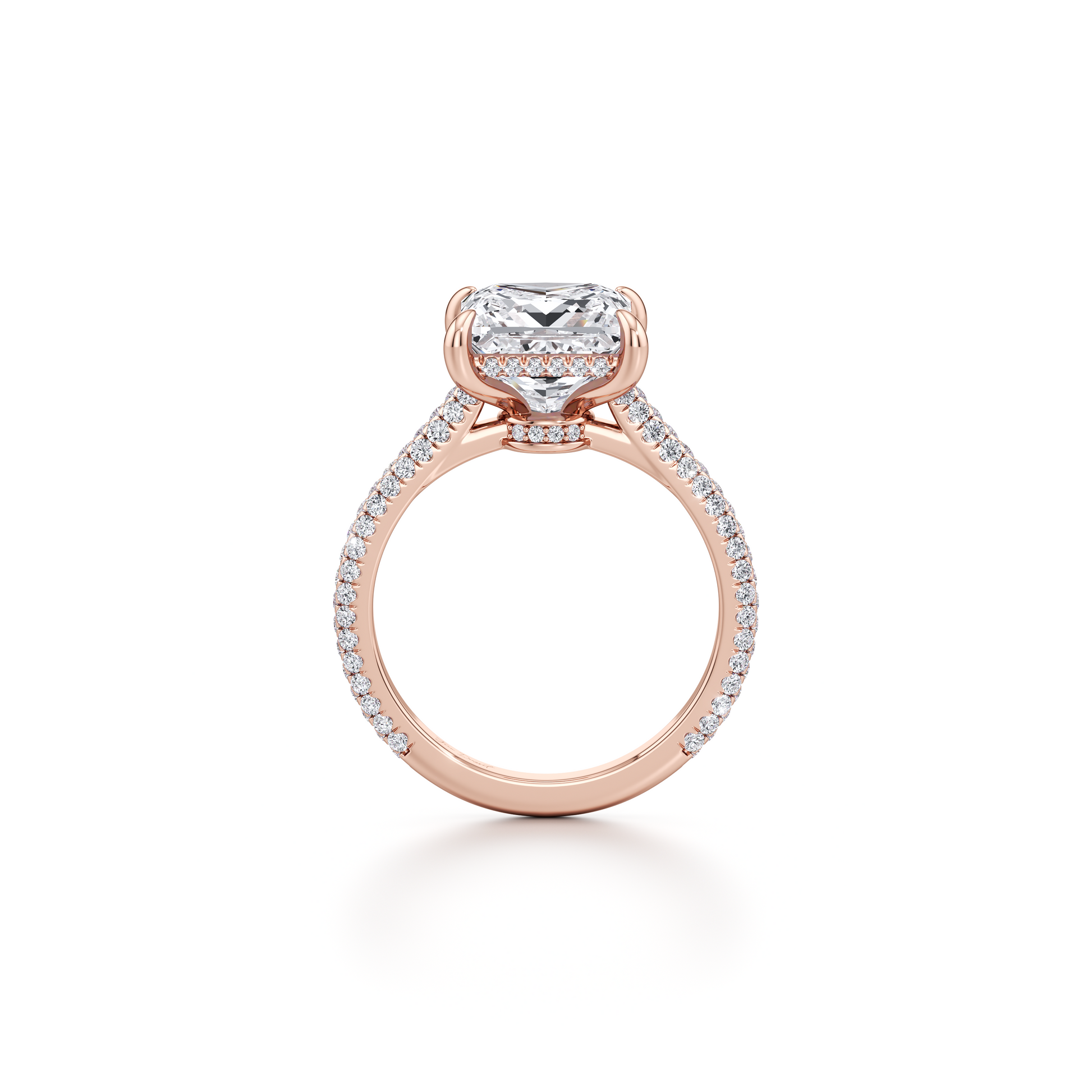Chelsea Marquise Solitaire Lab Diamond Engagement Ring - view 8