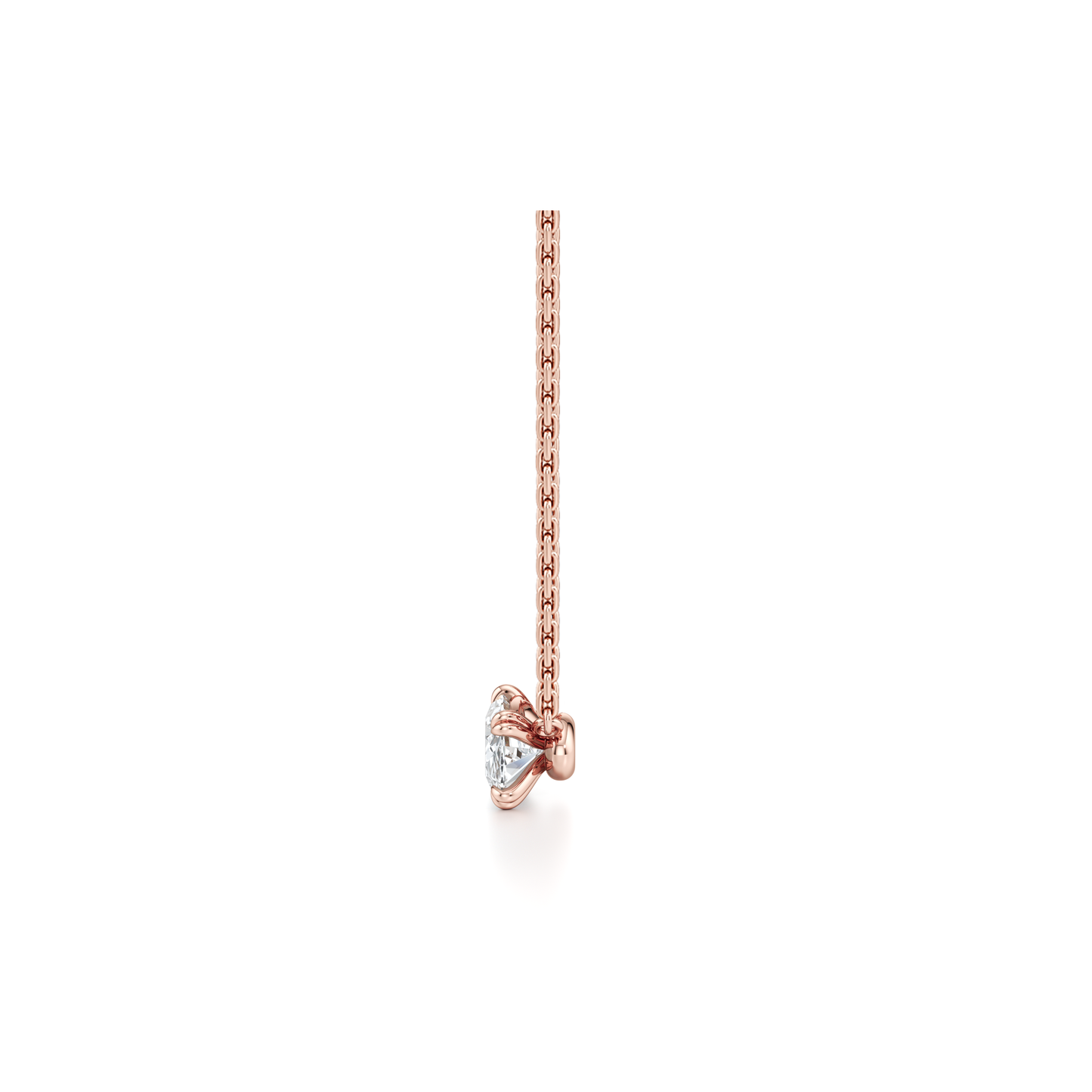 Elle Lab Diamond Oval Pendant - view 8