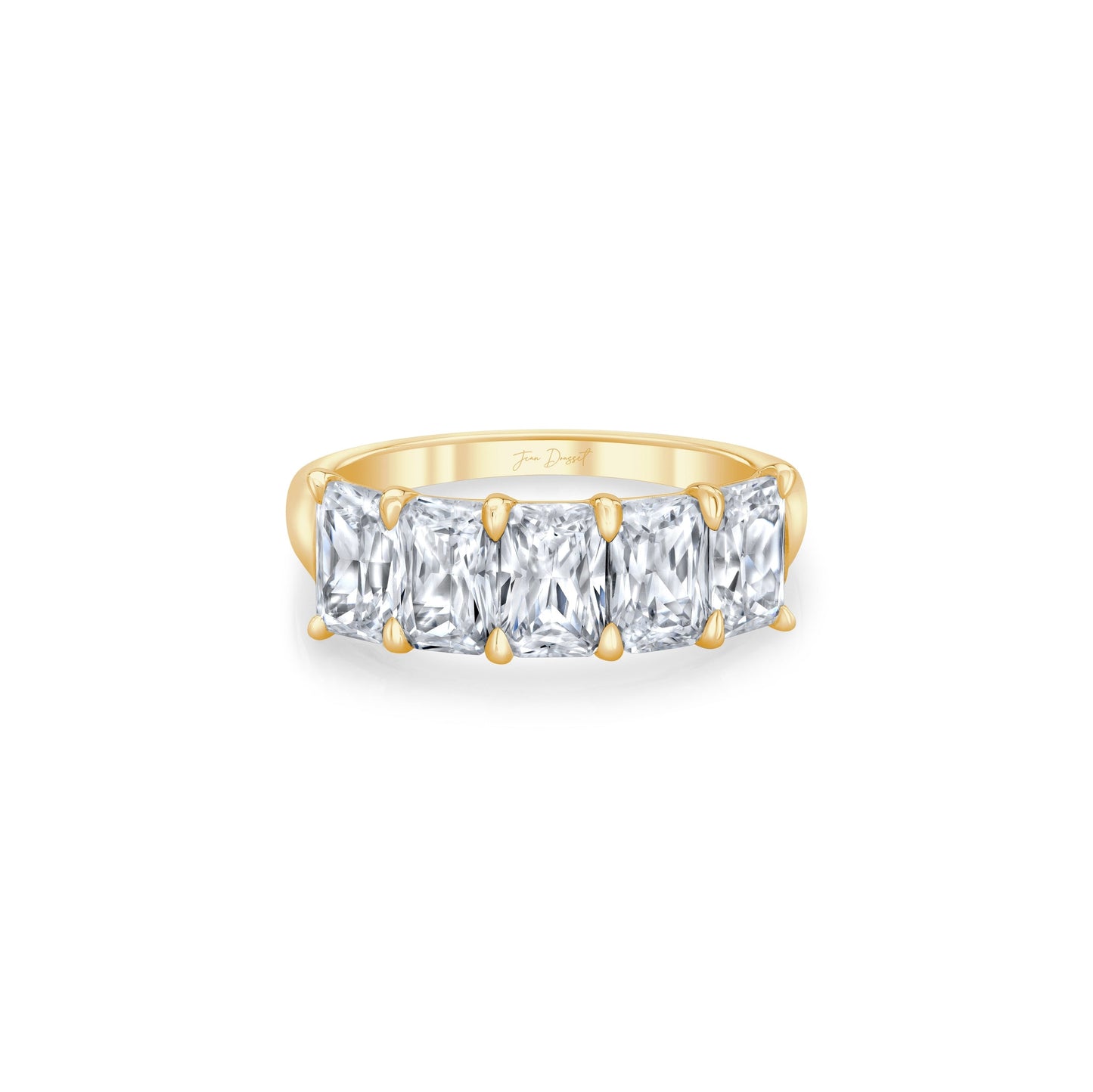Olivia 5-Stone Radiant Lab Diamond Band - view 8
