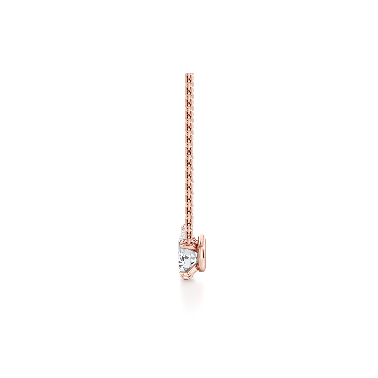 Elle Lab Diamond Pear Pendant - view 8