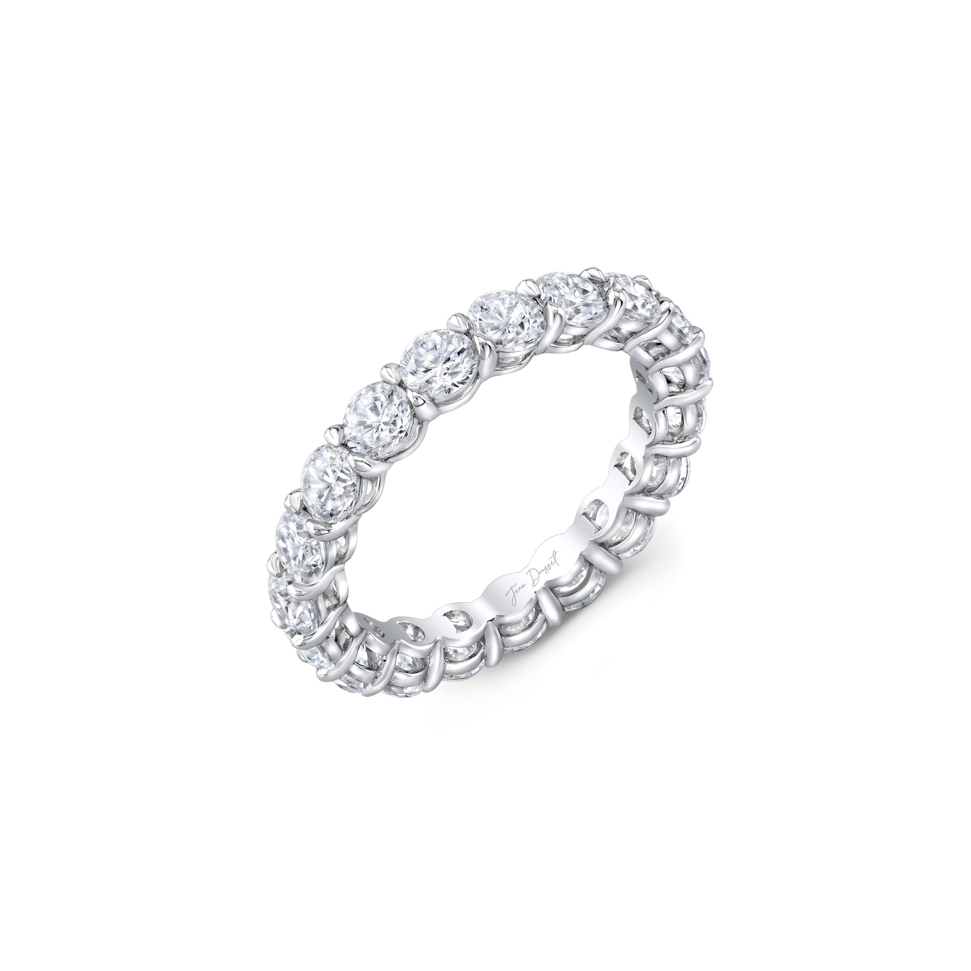 Olivia Round Brilliant Lab Diamond Eternity Band - view 8