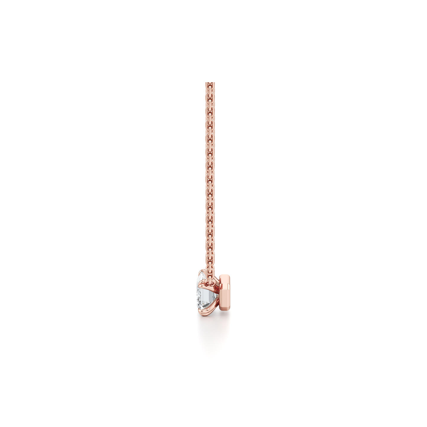 Elle Lab Diamond Emerald Pendant - view 8