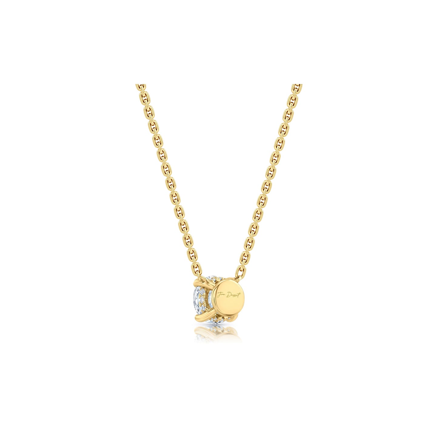 Chelsea Lab Diamond Round Brilliant Pendant - view 8