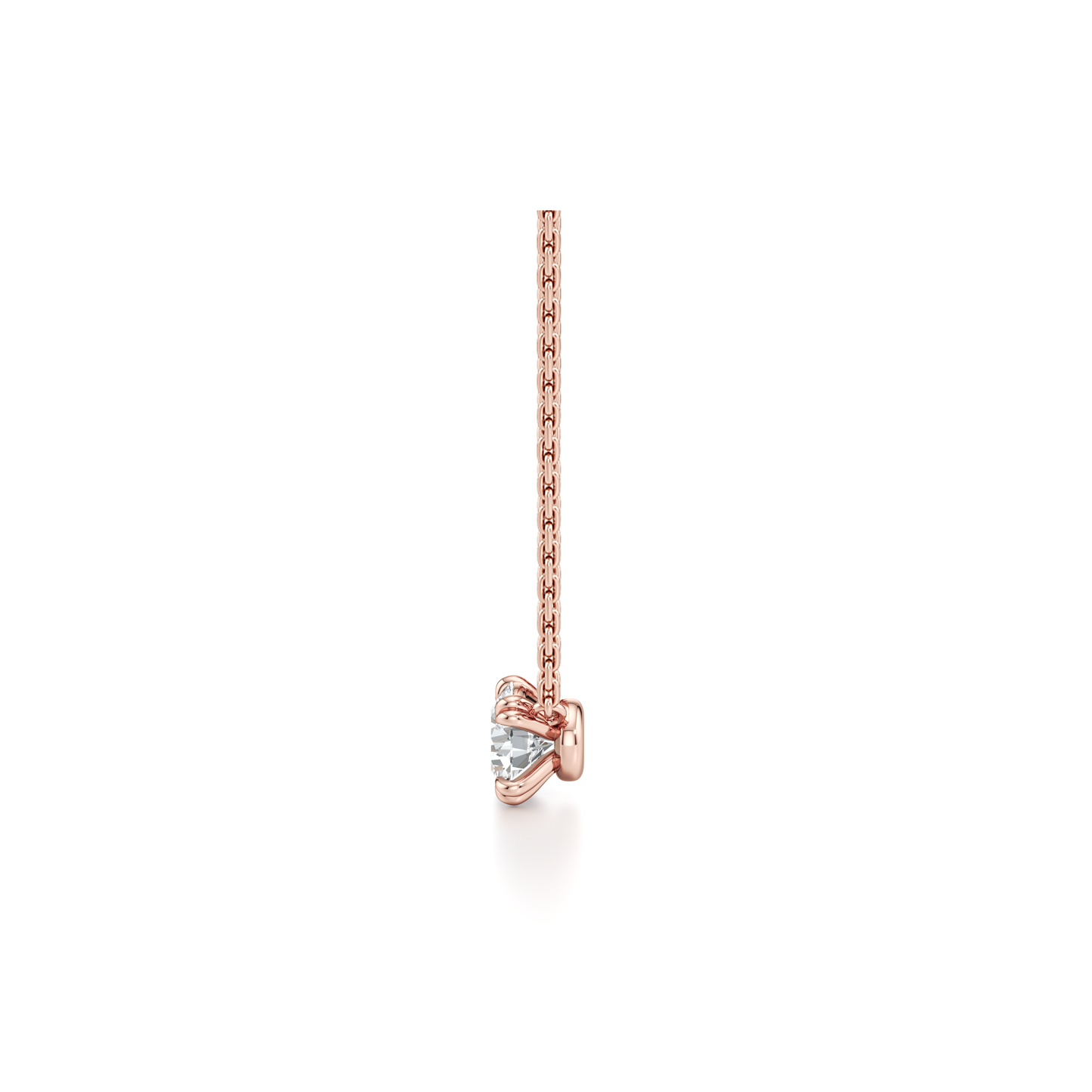 Elle Round Brilliant Pendant - view 8