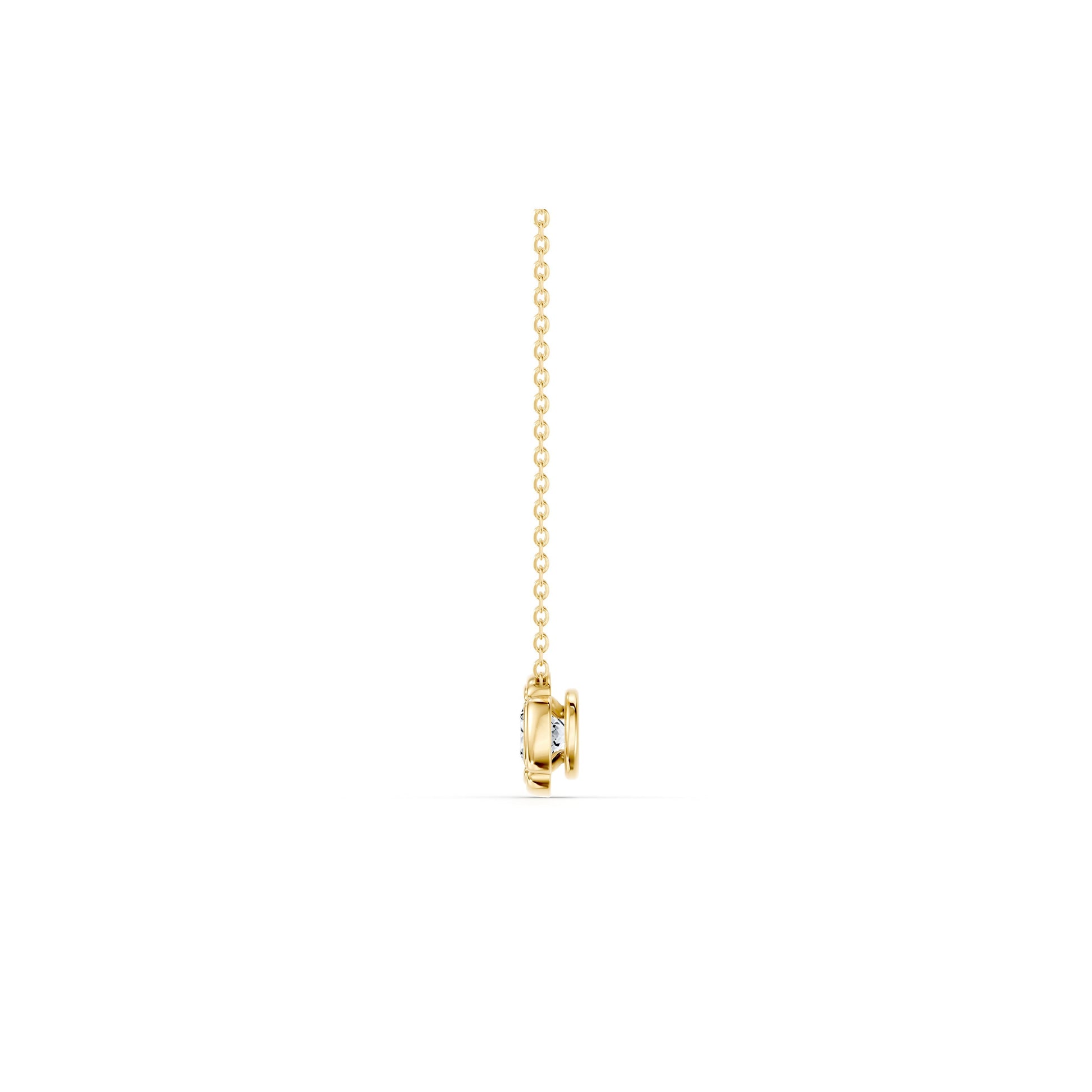 Doree Lab Diamond Round Brilliant Pendant - view 8