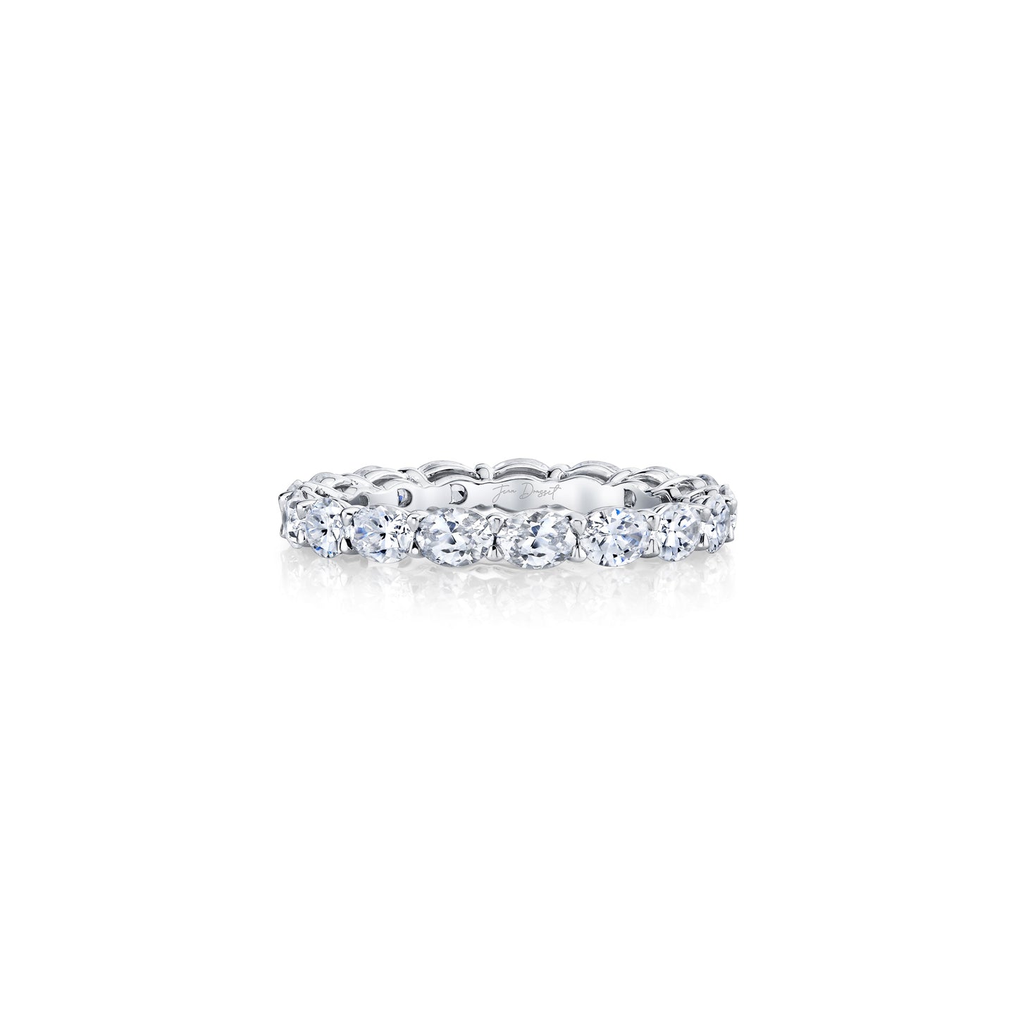 Olivia East-West Oval Lab Diamond Eternity Band - view 9