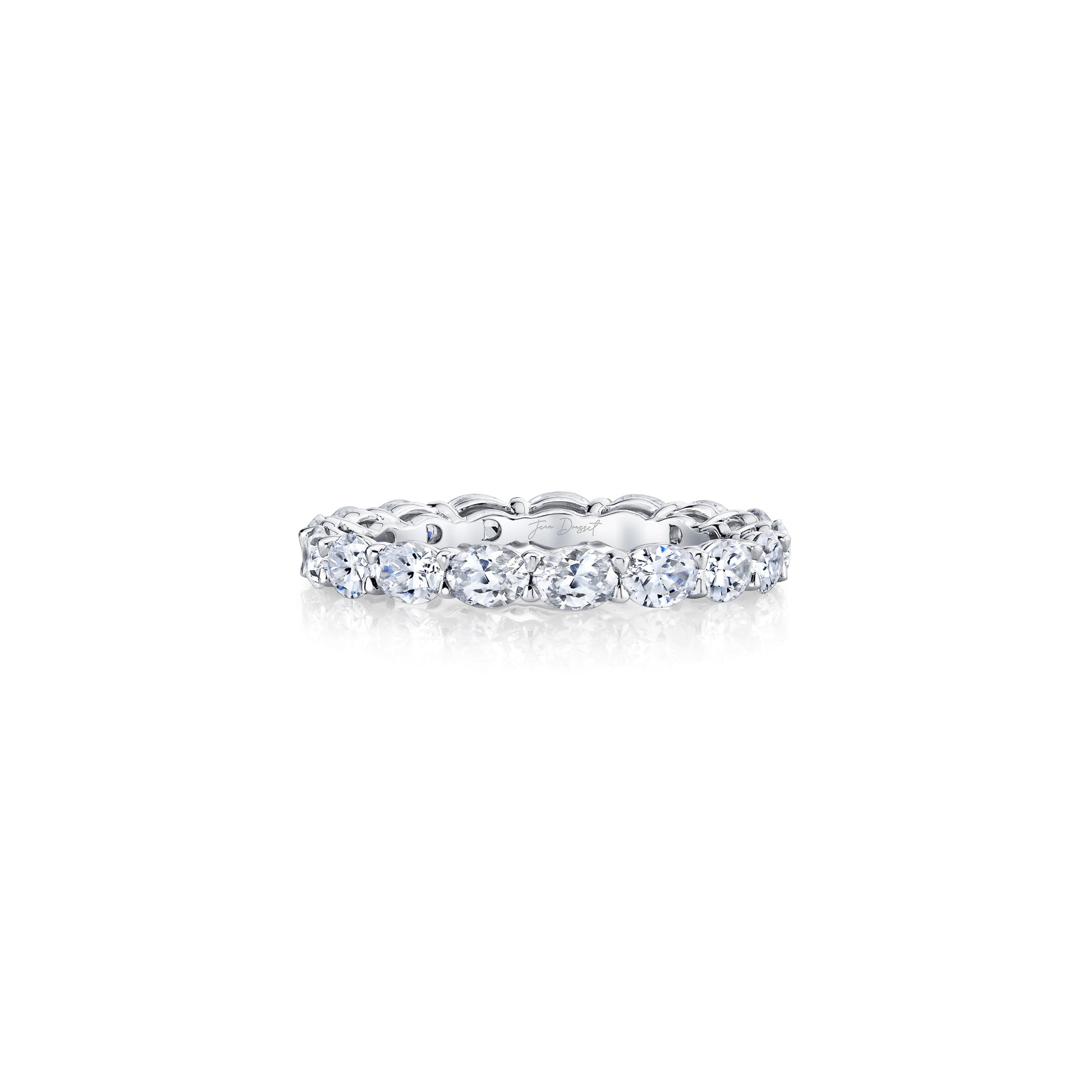Olivia East-West Oval Lab Diamond Eternity Band - view 9