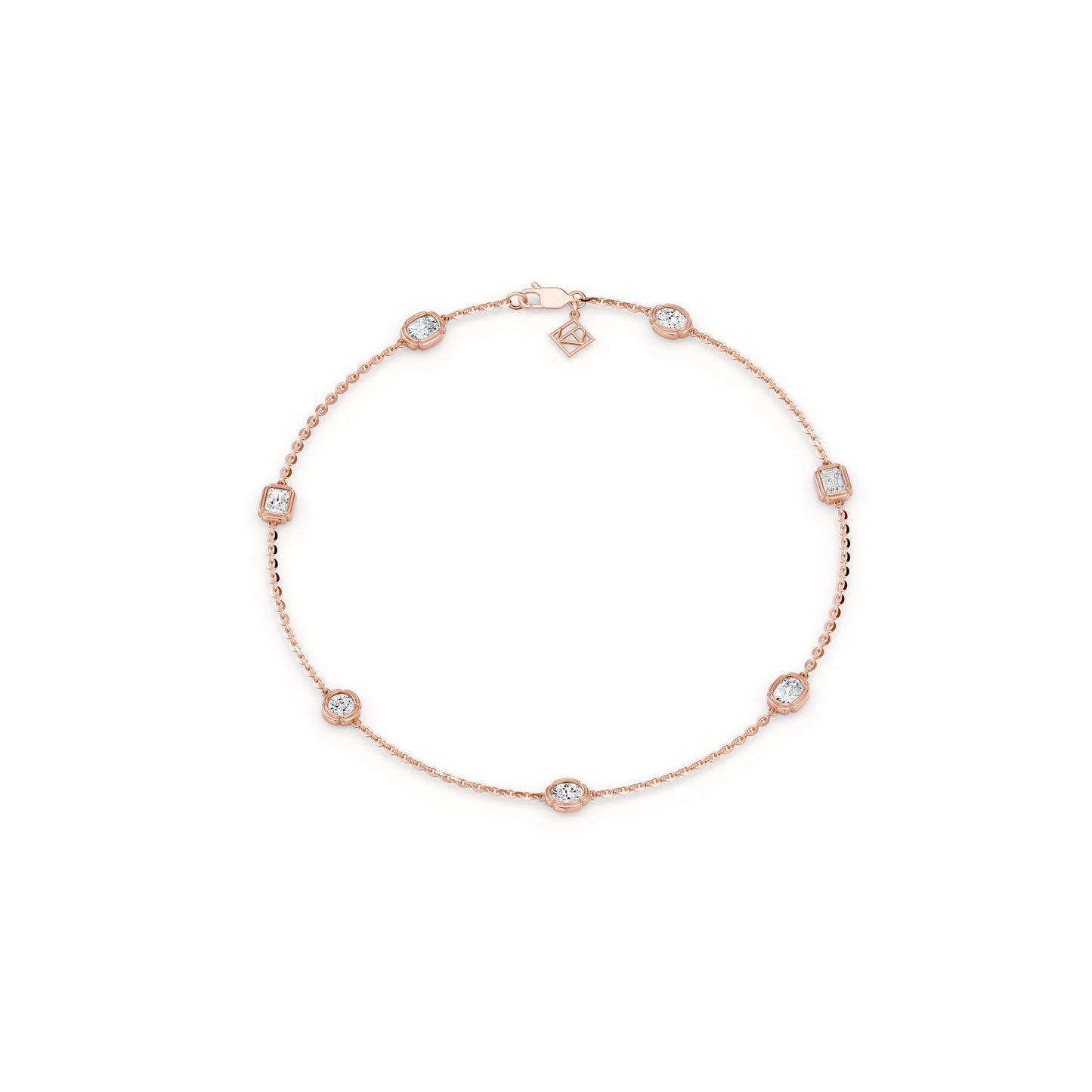 Doree By The Yard Mixed Shape Lab Diamond Bracelet - view 9