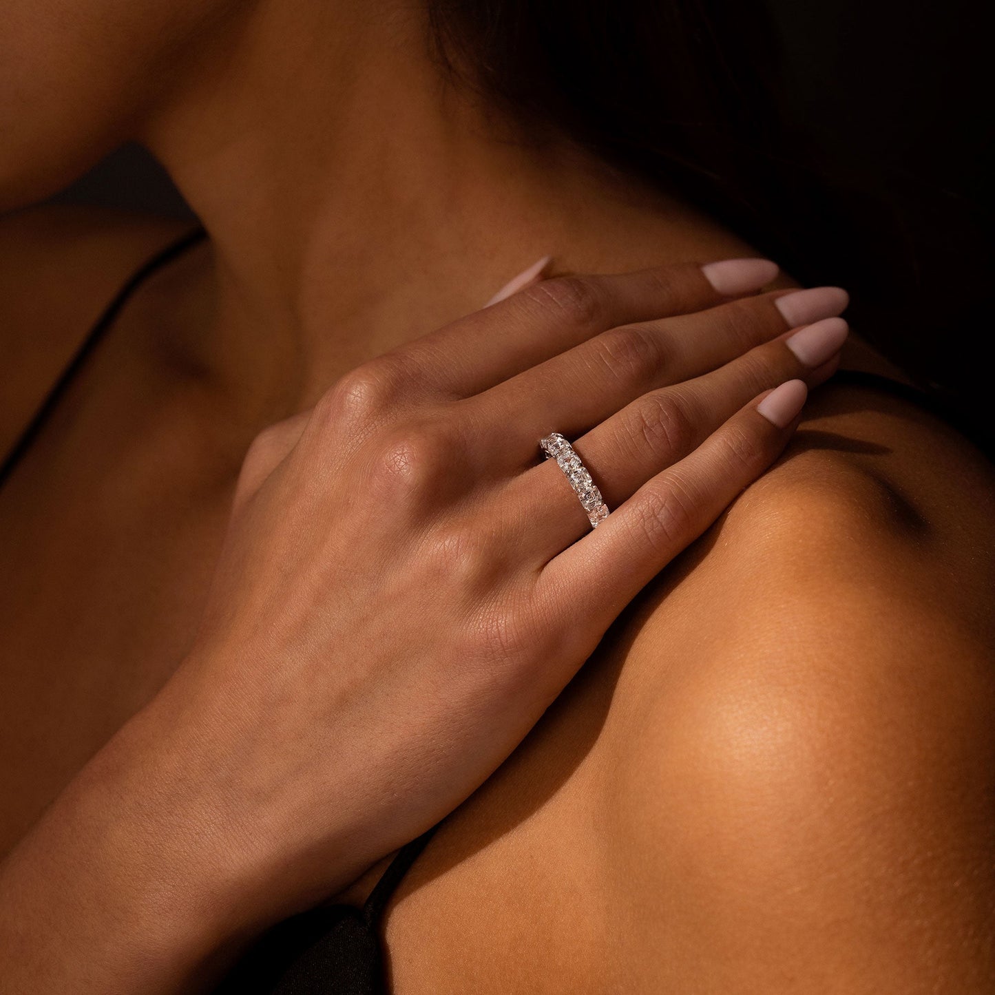 Olivia Asscher Lab Diamond Eternity Band - view 9