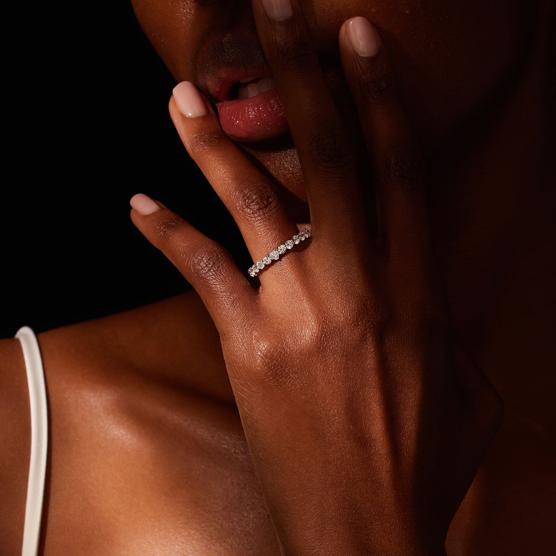 Eve Heart Lab Diamond Eternity Band - view 9