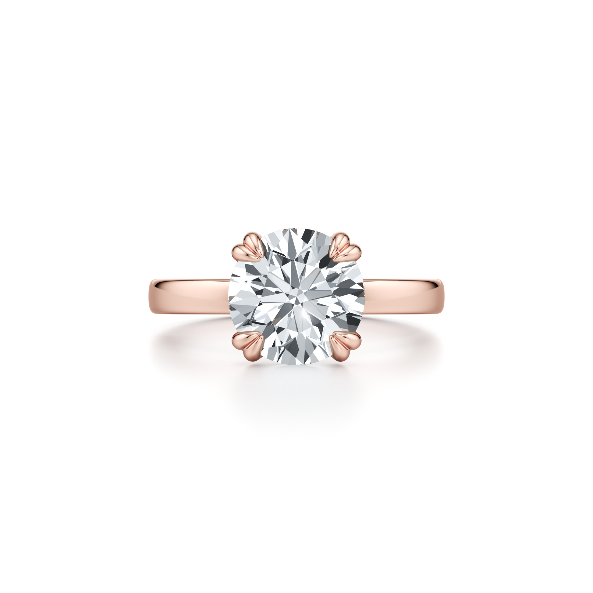 Hayden Antique Cushion Cut Solitaire Lab Diamond Engagement Ring - view 11