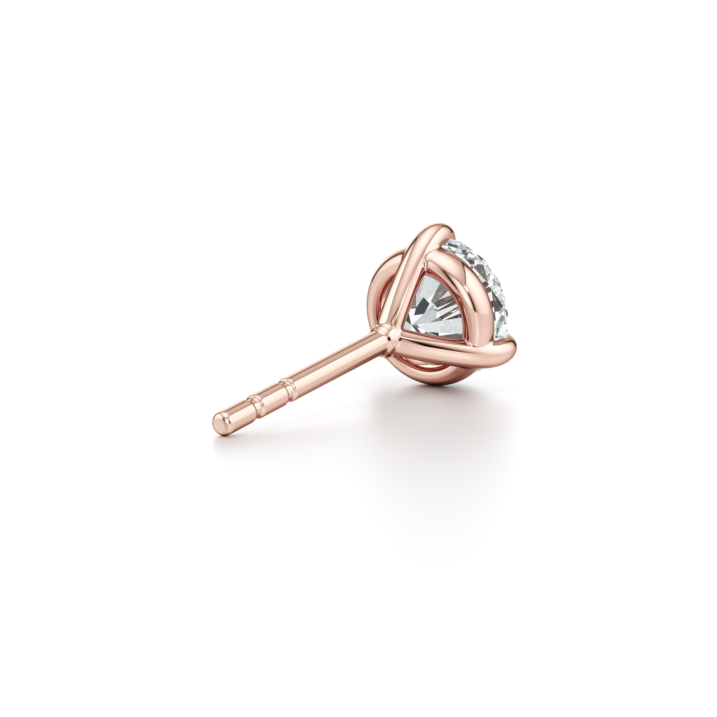 Chelsea Essential Lab Diamond Round Brilliant Martini Studs - view 9