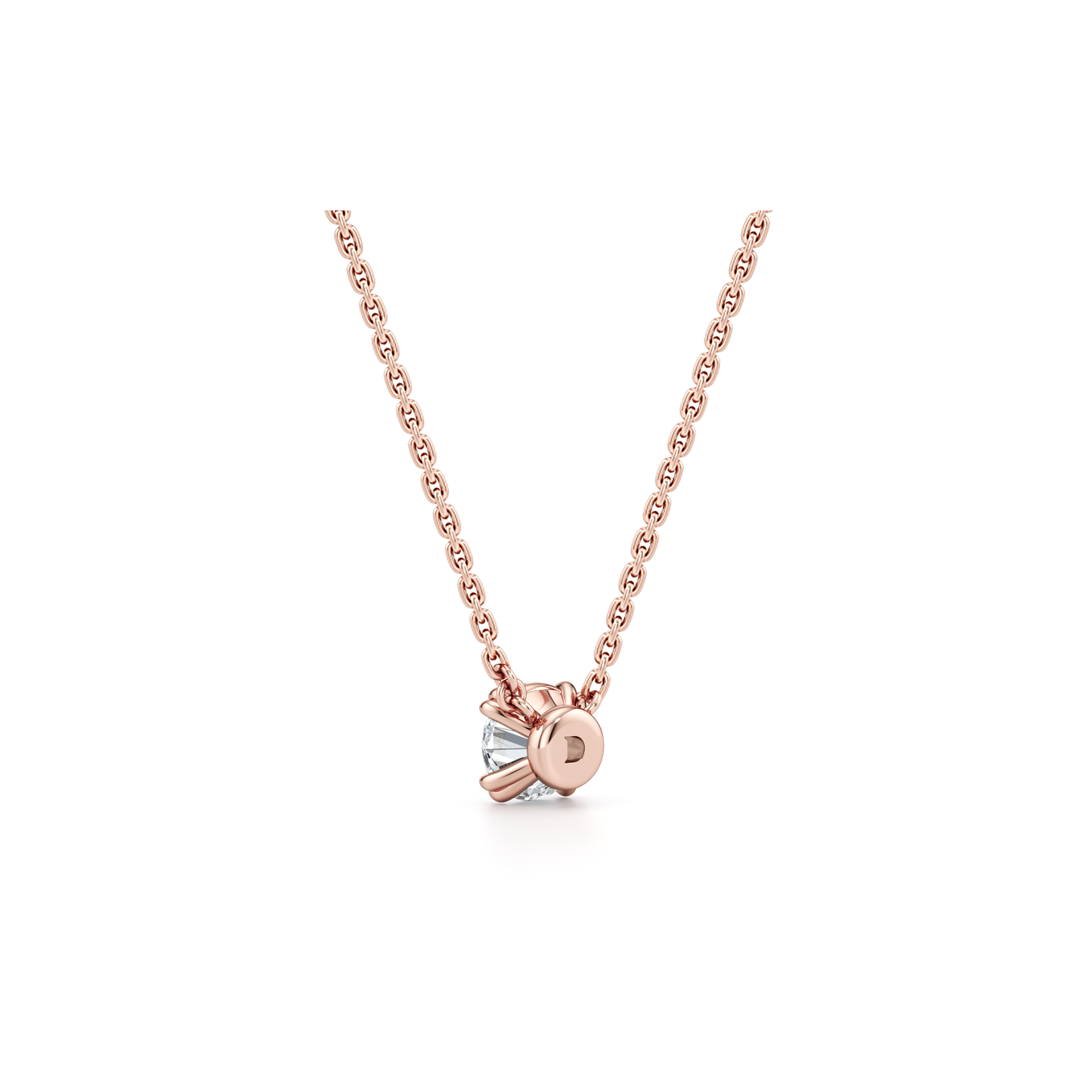 Elle Round Brilliant Pendant - view 9
