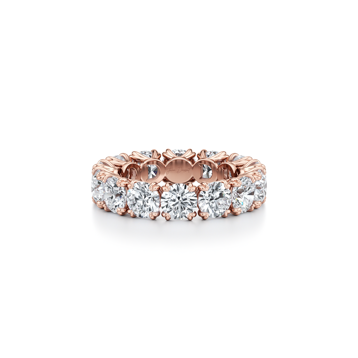 Elle Round Brilliant Lab Diamond Eternity Band - view 9