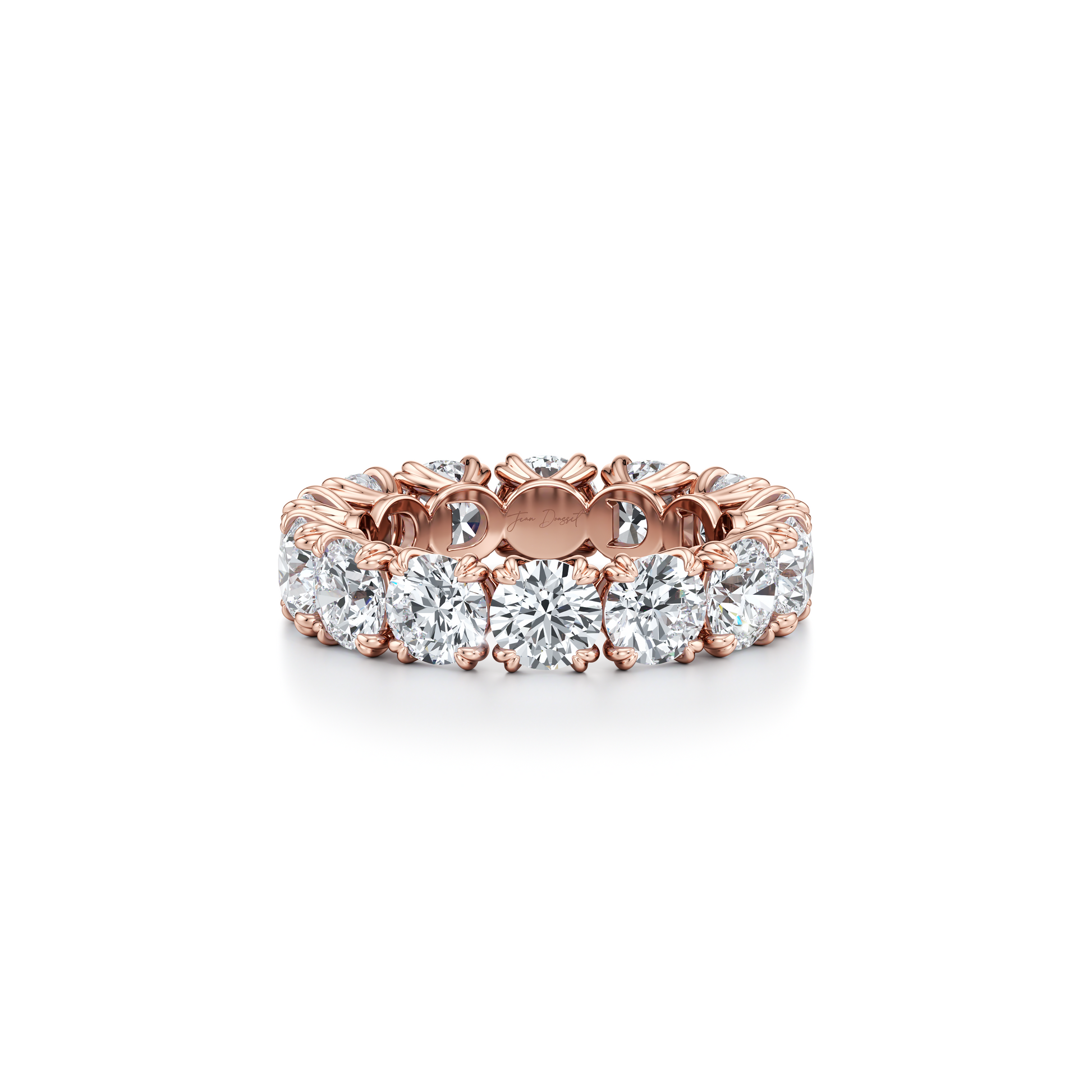 Elle Round Brilliant Lab Diamond Eternity Band - view 9