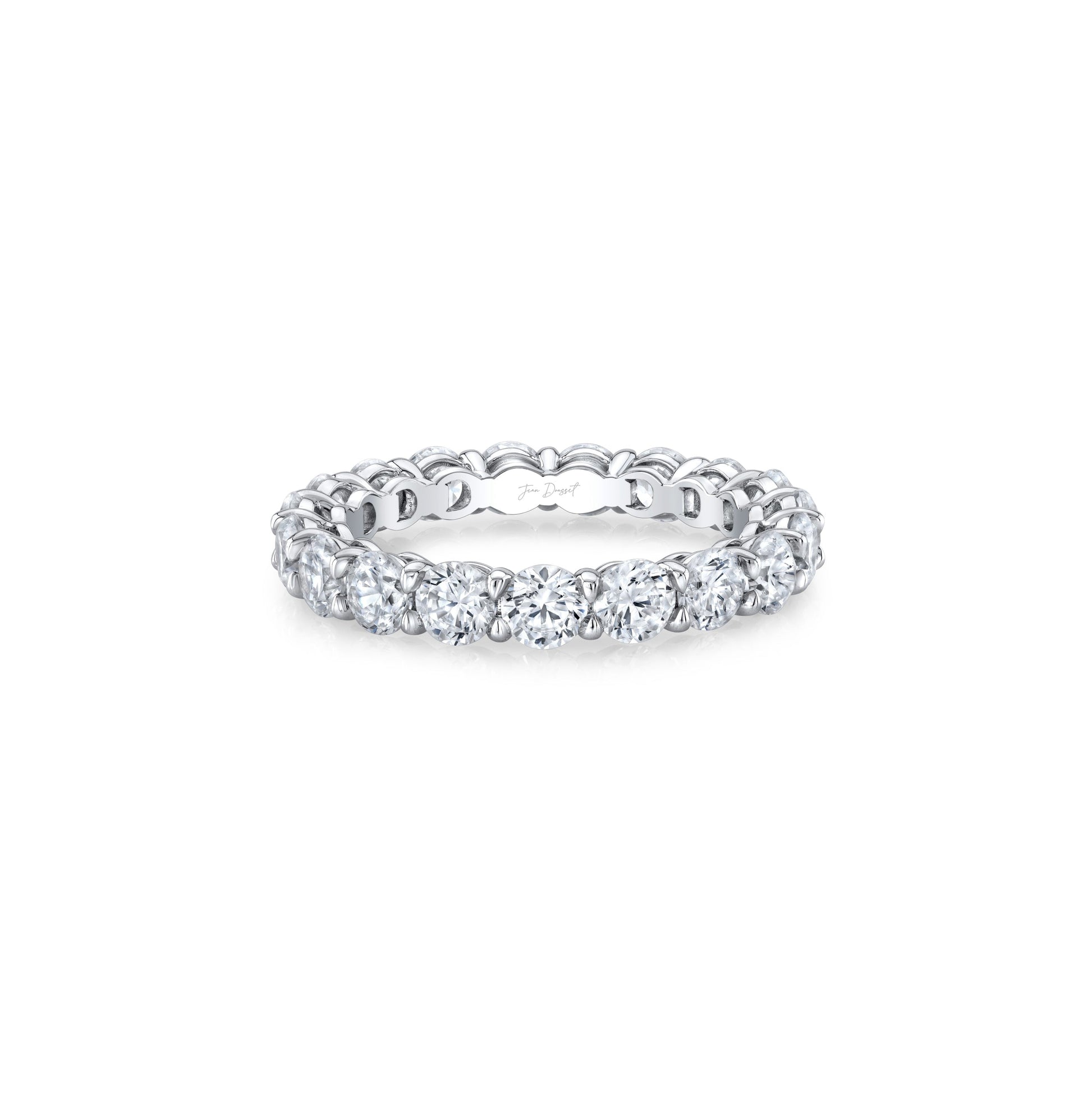 Olivia Round Brilliant Lab Diamond Eternity Band - view 9