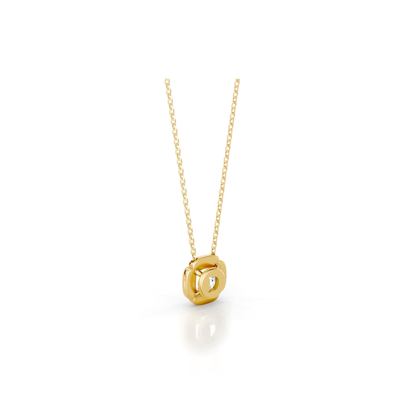 Doree Lab Diamond Cushion Pendant - view 9