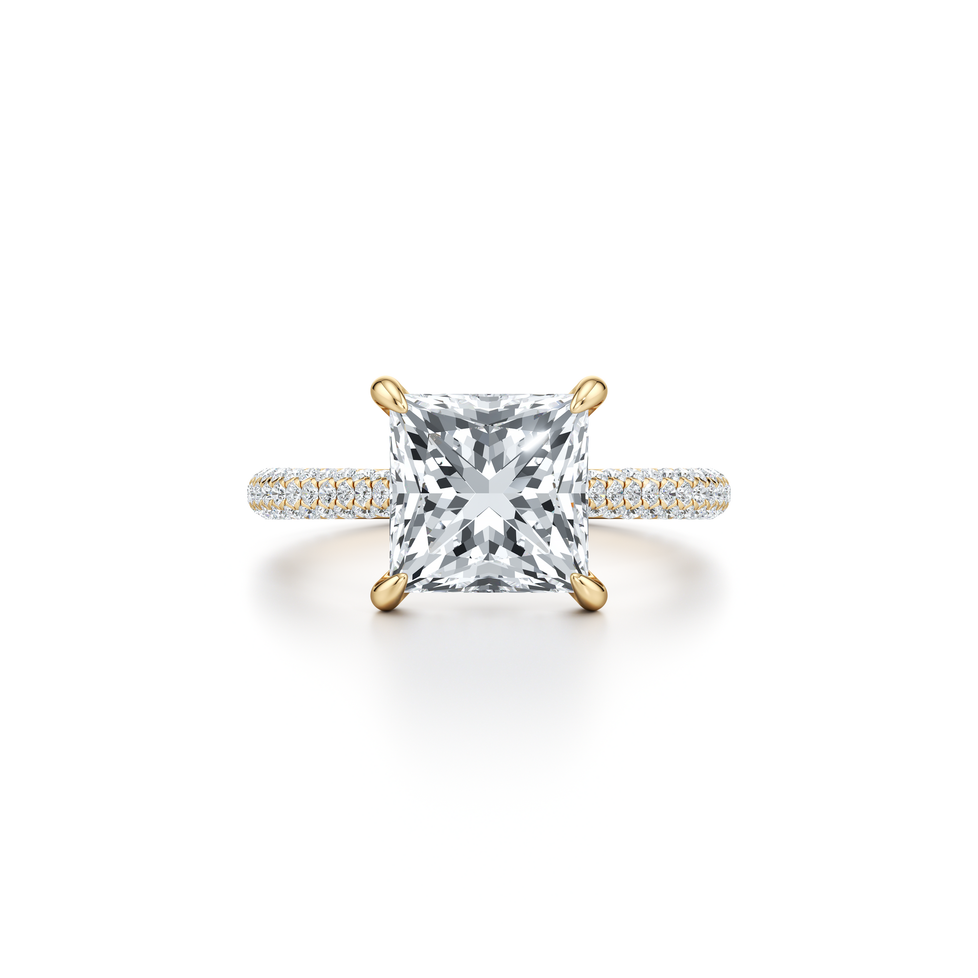 Chelsea Marquise Solitaire Lab Diamond Engagement Ring - view 9