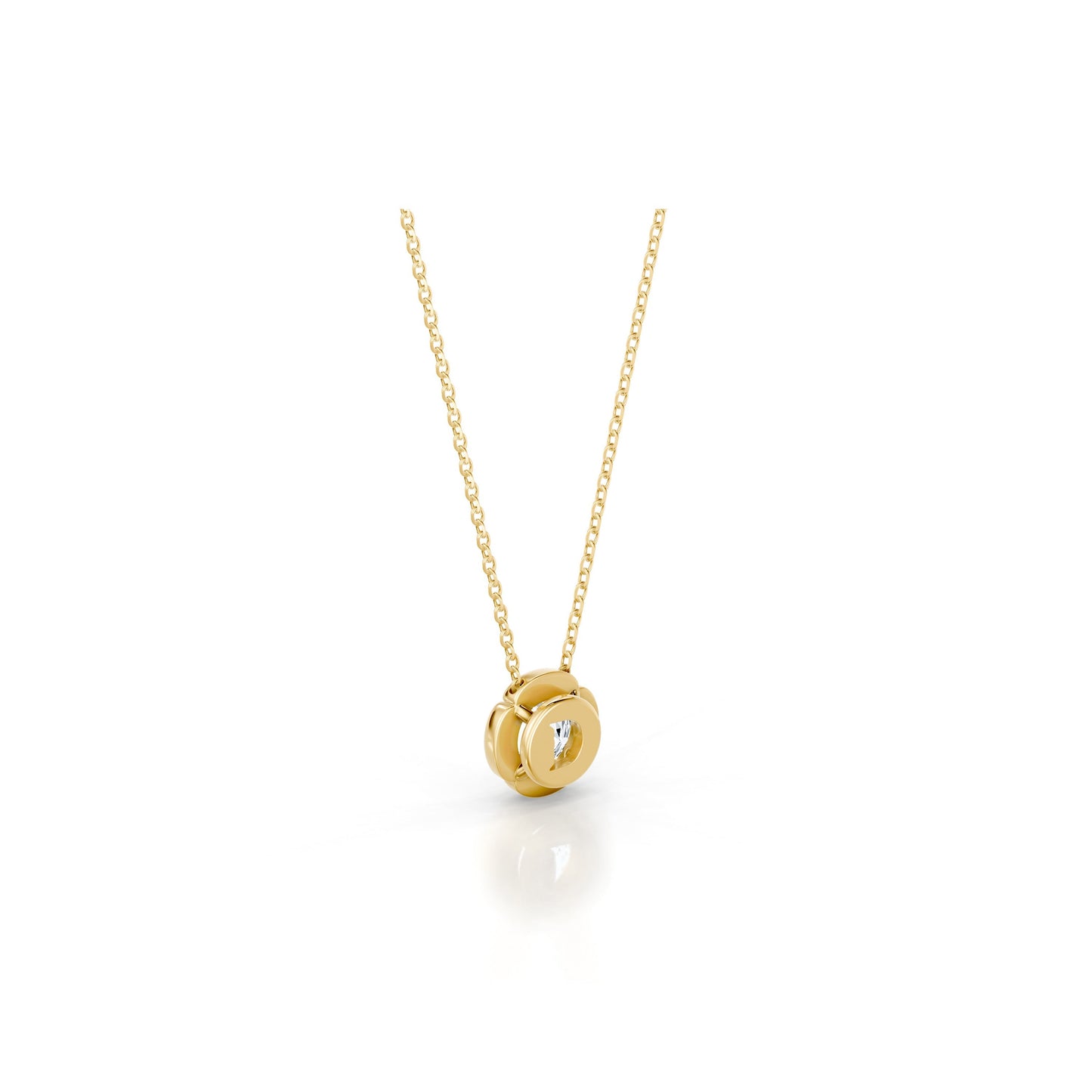 Doree Lab Diamond Pave Round Pendant - view 9
