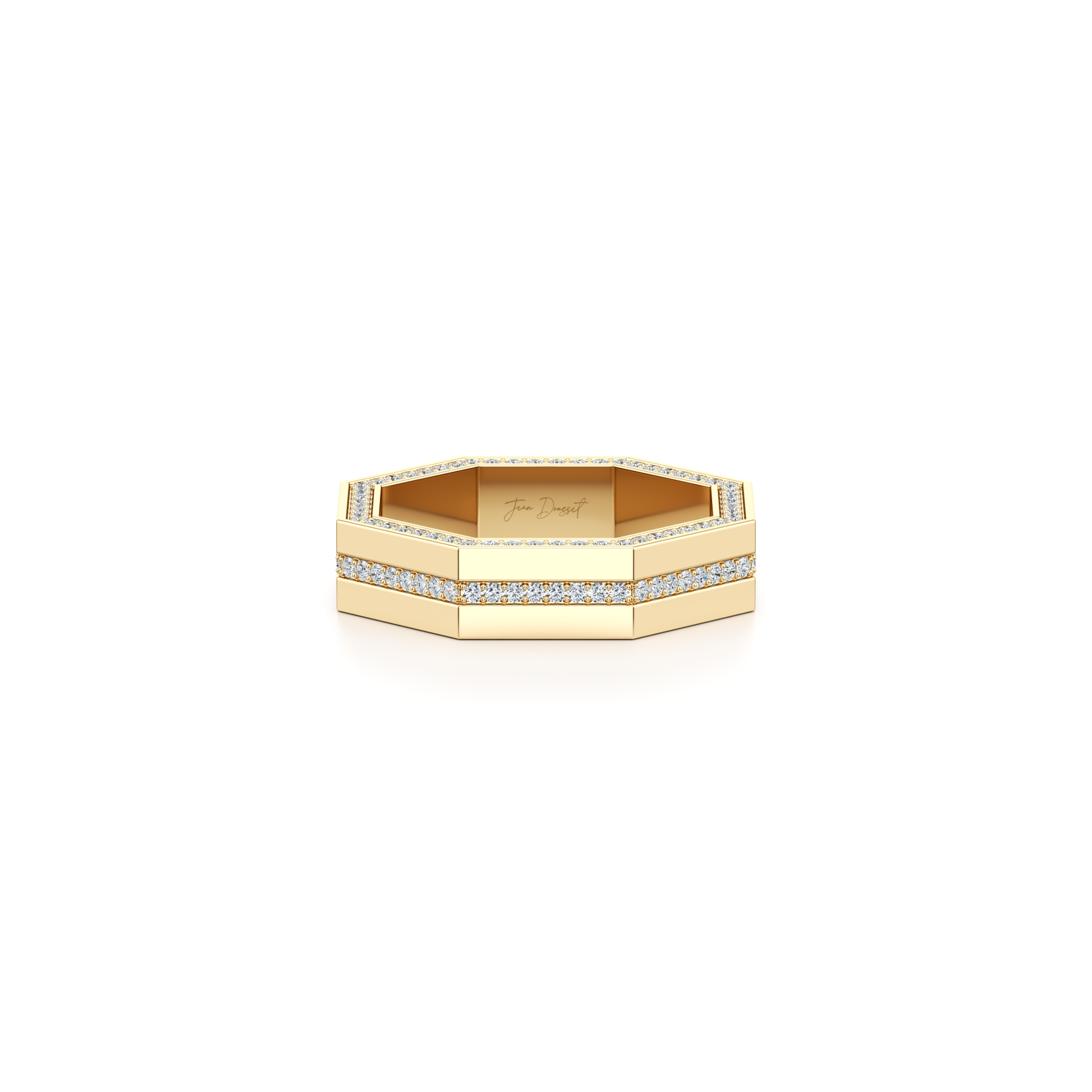 Hayden Pave Channel Octagon Band - view 9