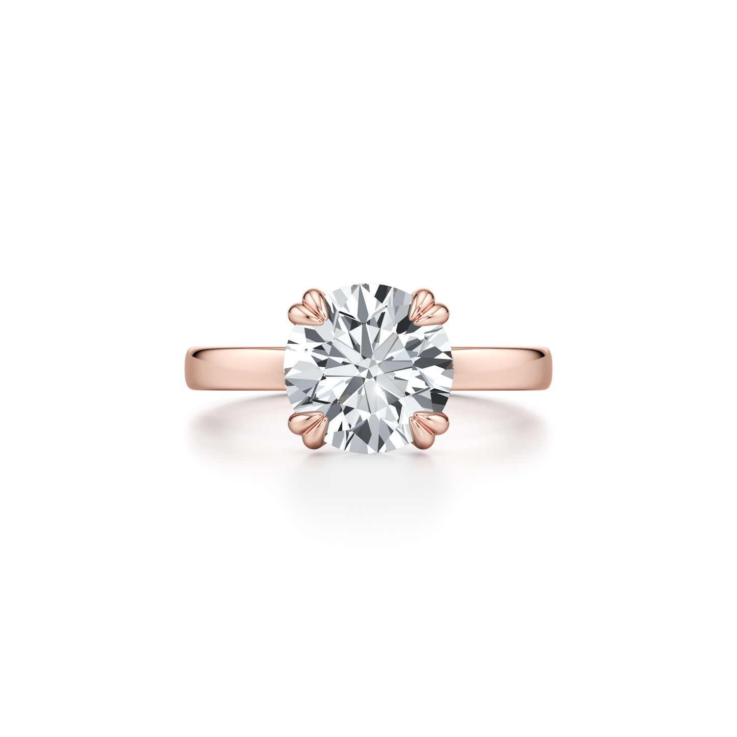 Hayden Radiant Solitaire Lab Diamond Engagement Ring - view 10