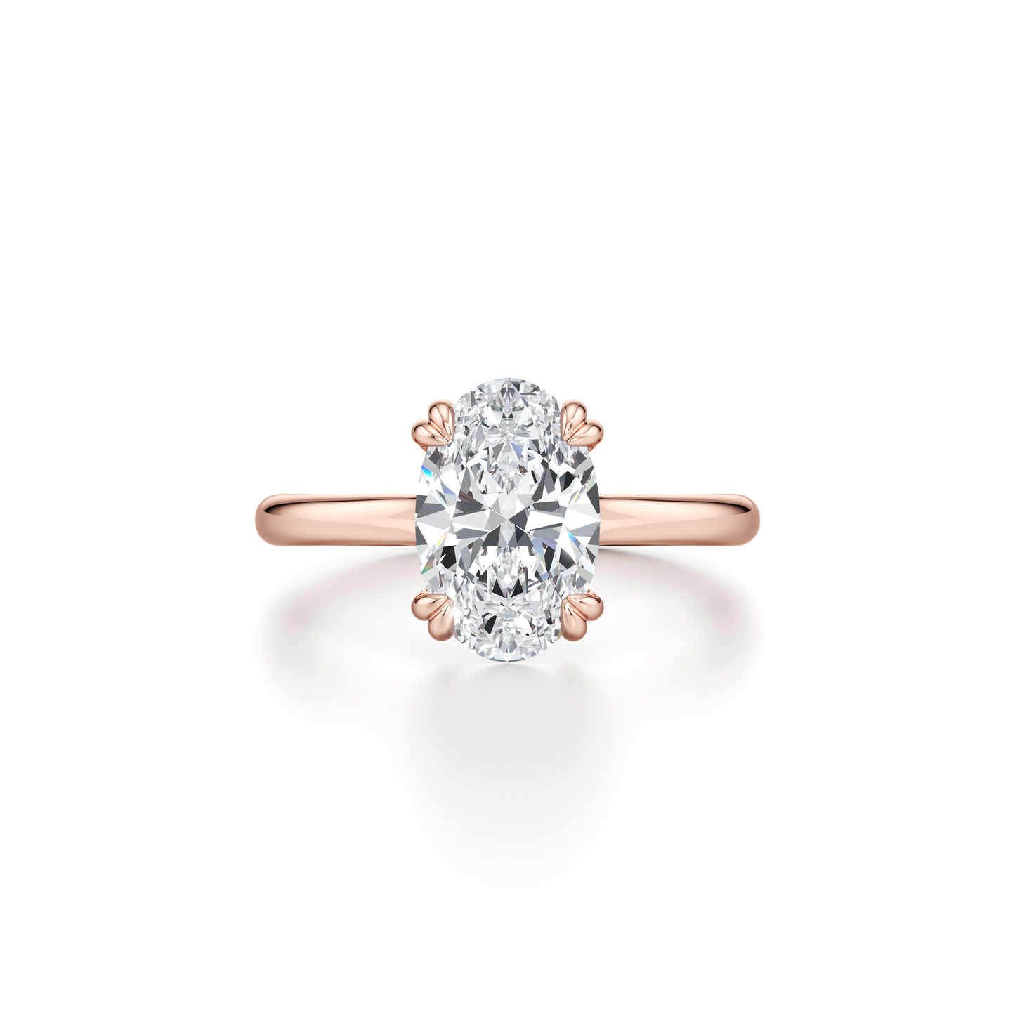 Elle Princess Solitaire Lab Diamond Engagement Ring - view 7