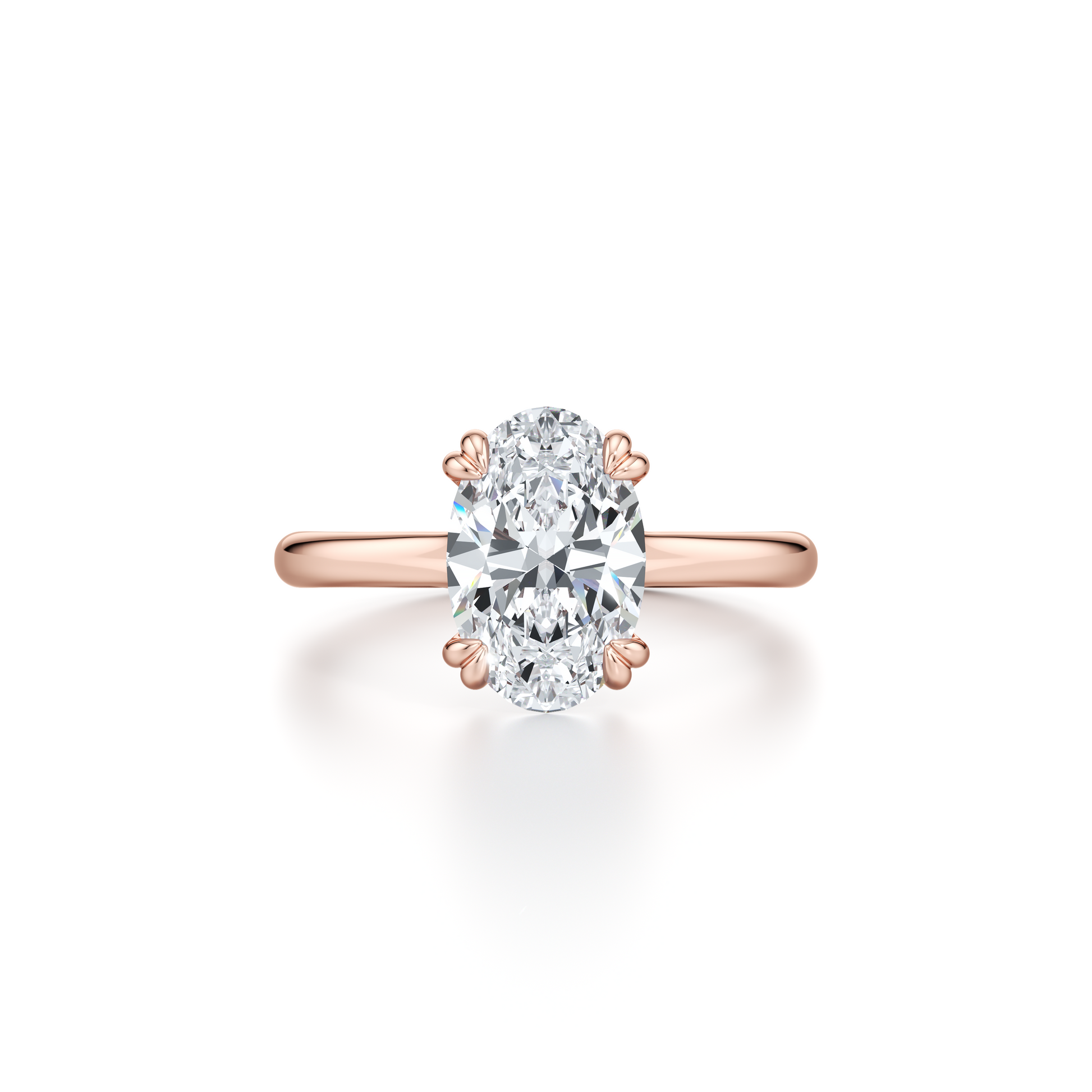 Elle Princess Solitaire Lab Diamond Engagement Ring - view 7