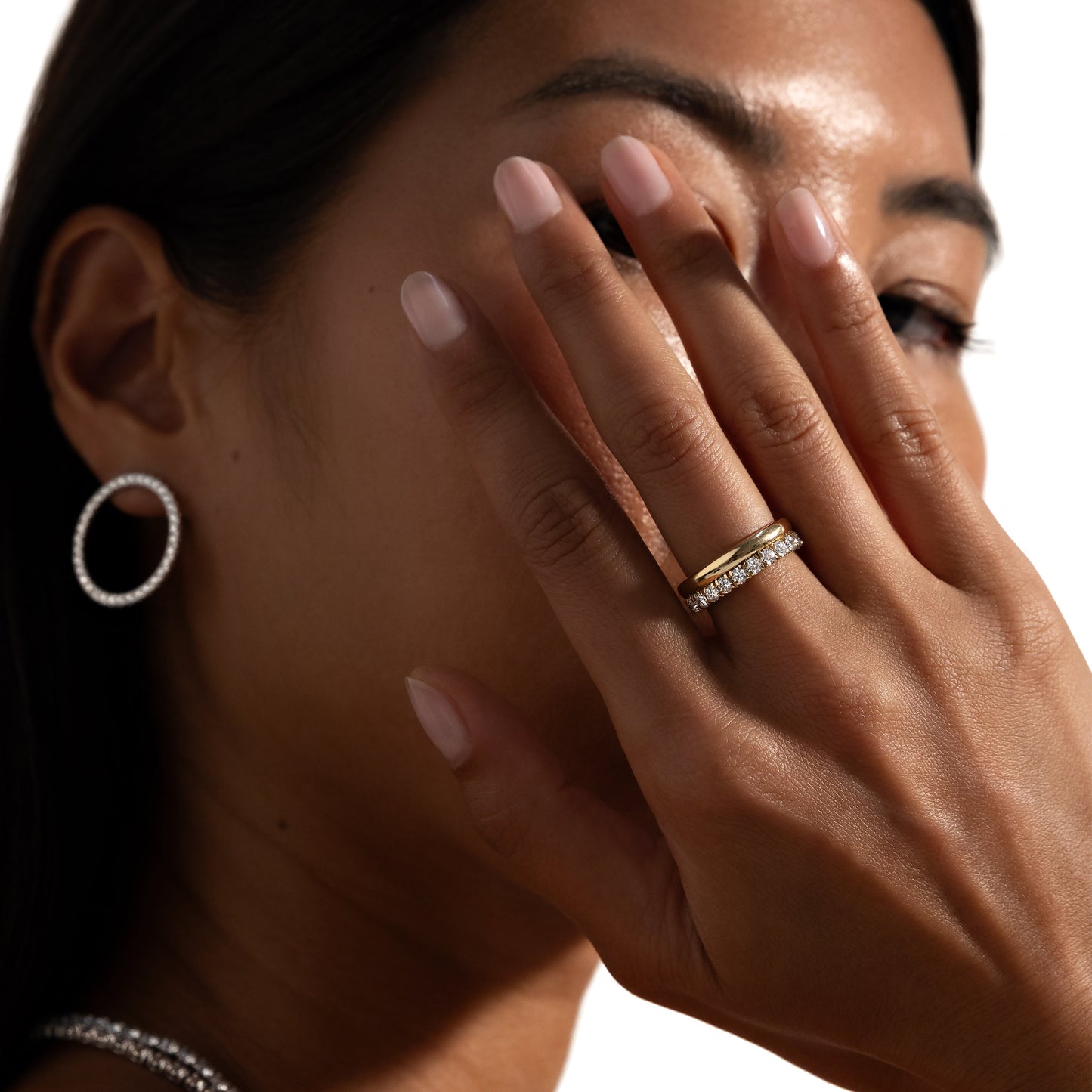 Elle 6MM Dual Lab Diamond Band - view 9