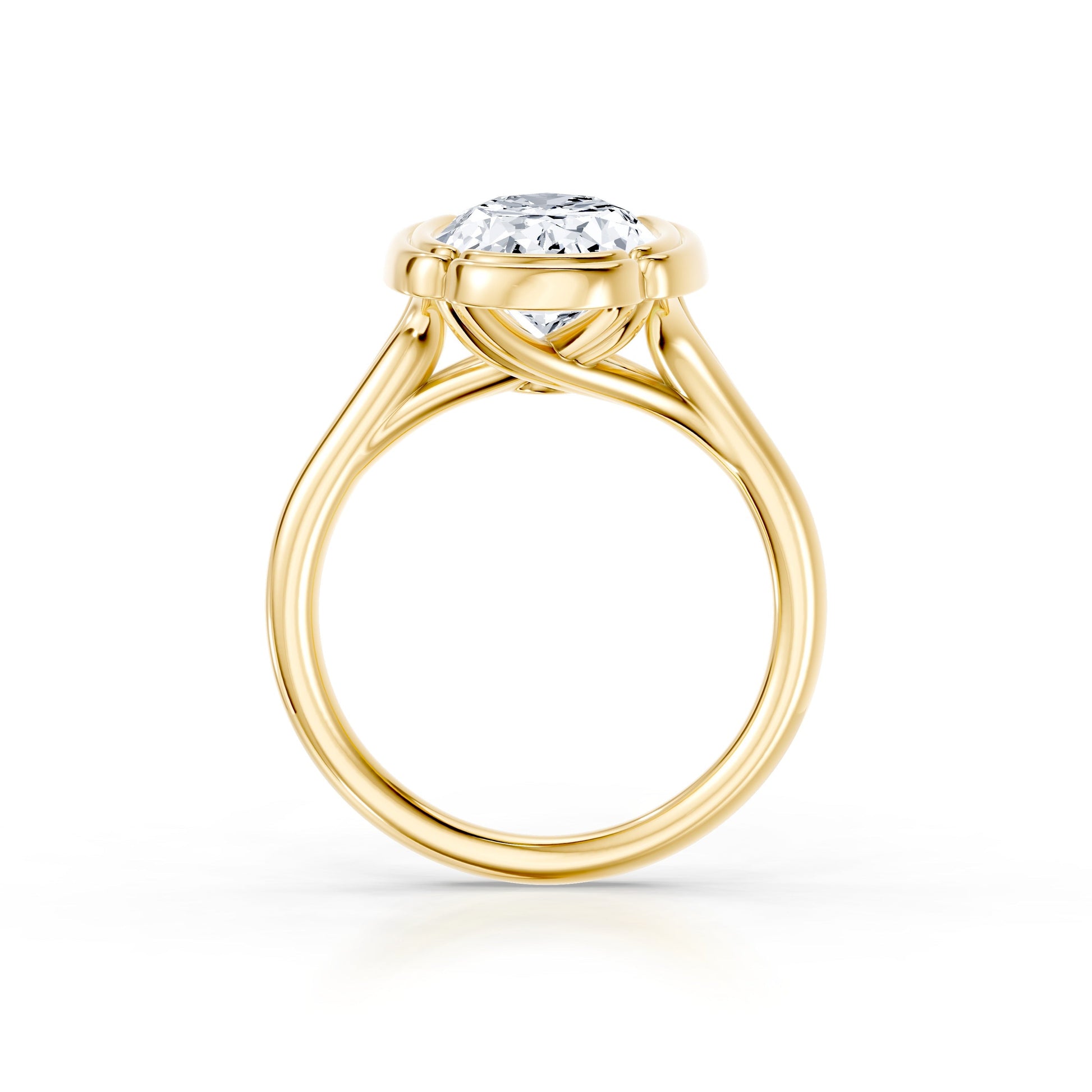 High Jewelry | Doree Solitaire Lab Diamond Engagement Ring - view 7