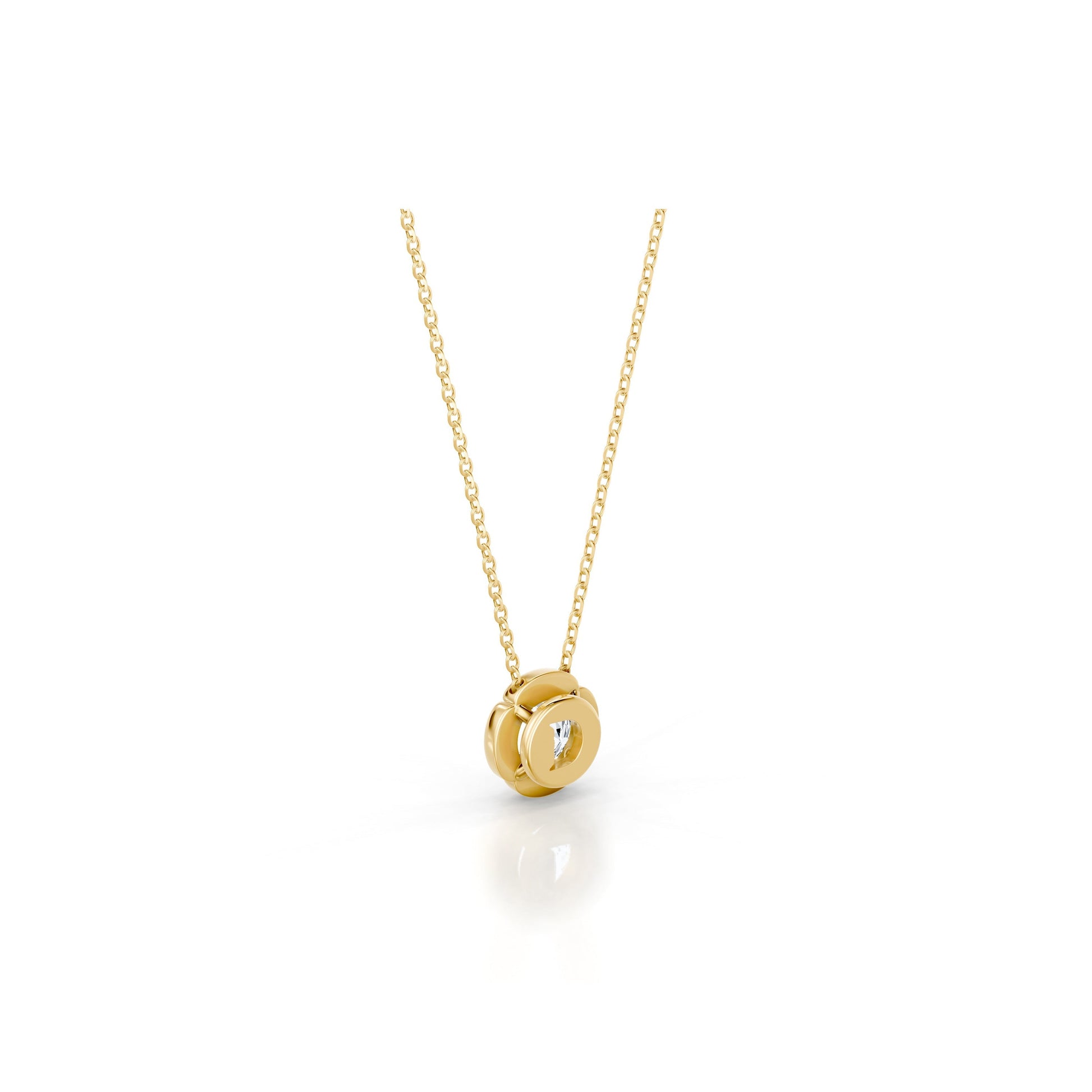 Doree Lab Diamond Round Brilliant Pendant - view 9