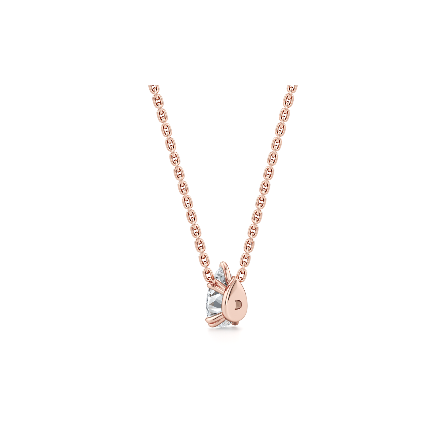 Elle Lab Diamond Pear Pendant - view 9